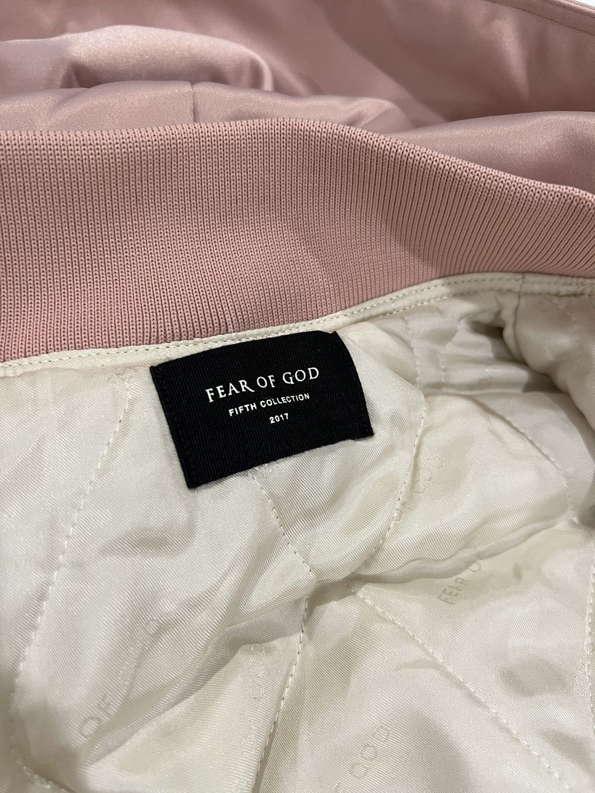 Fear of God Fear Of God Nylon Hooded Bomber Jacket Blush Size US L / EU 52-54 / 3 - 2 Thumbnail