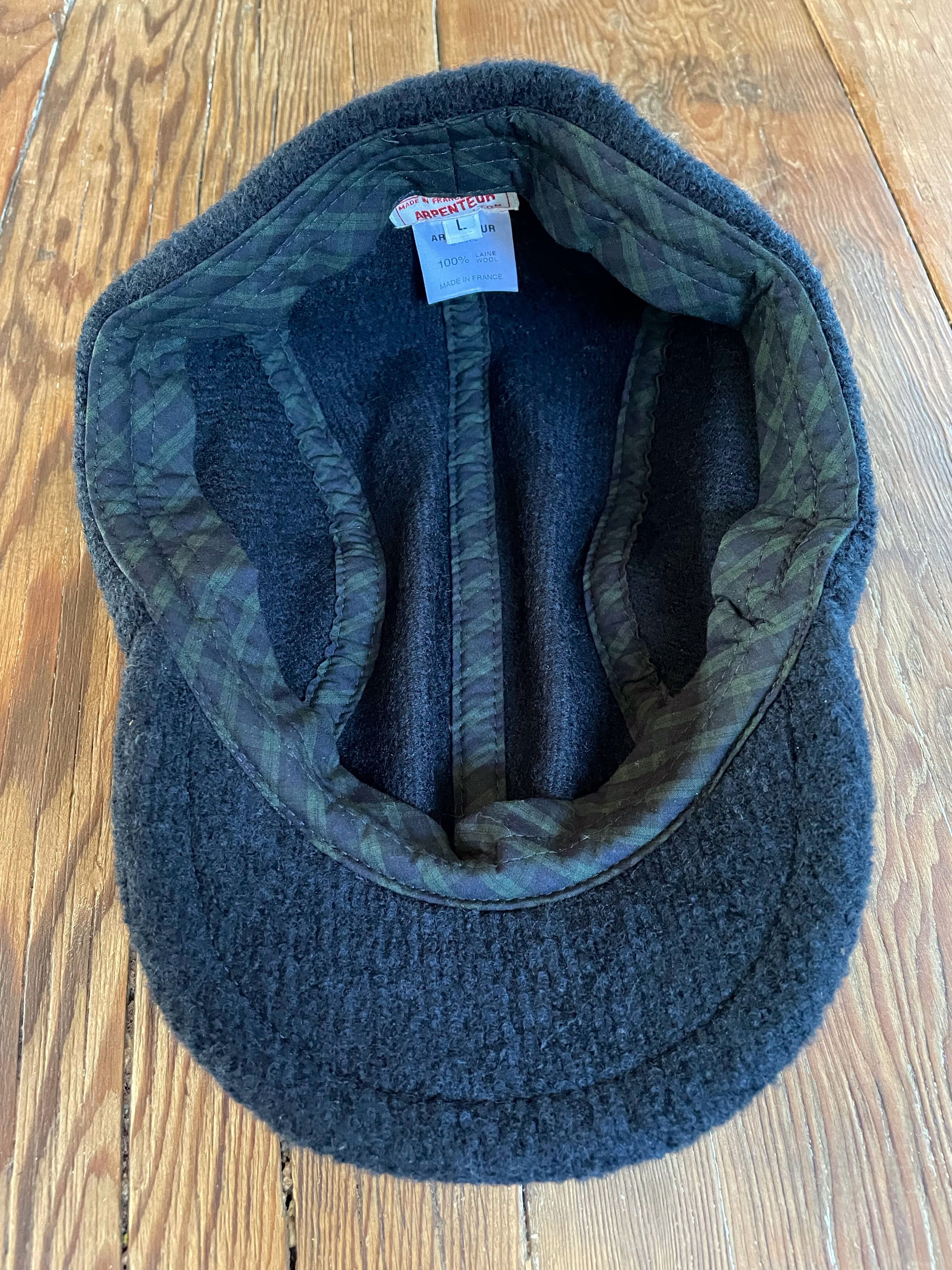Arpenteur Cahors Boiled Wool Navy Hunting Hat Size ONE SIZE - 5 Thumbnail