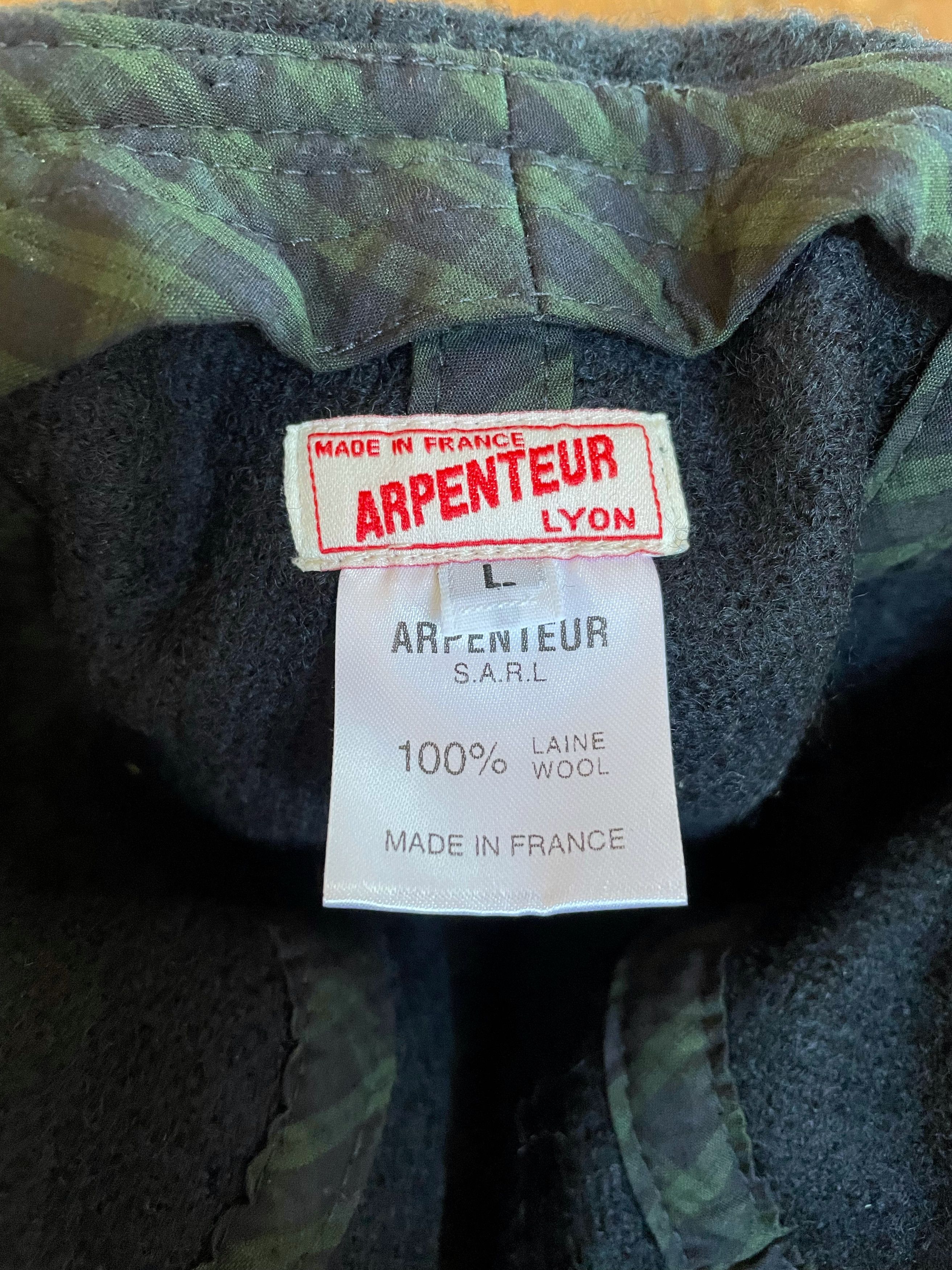 Arpenteur Cahors Boiled Wool Navy Hunting Hat Size ONE SIZE - 6 Thumbnail