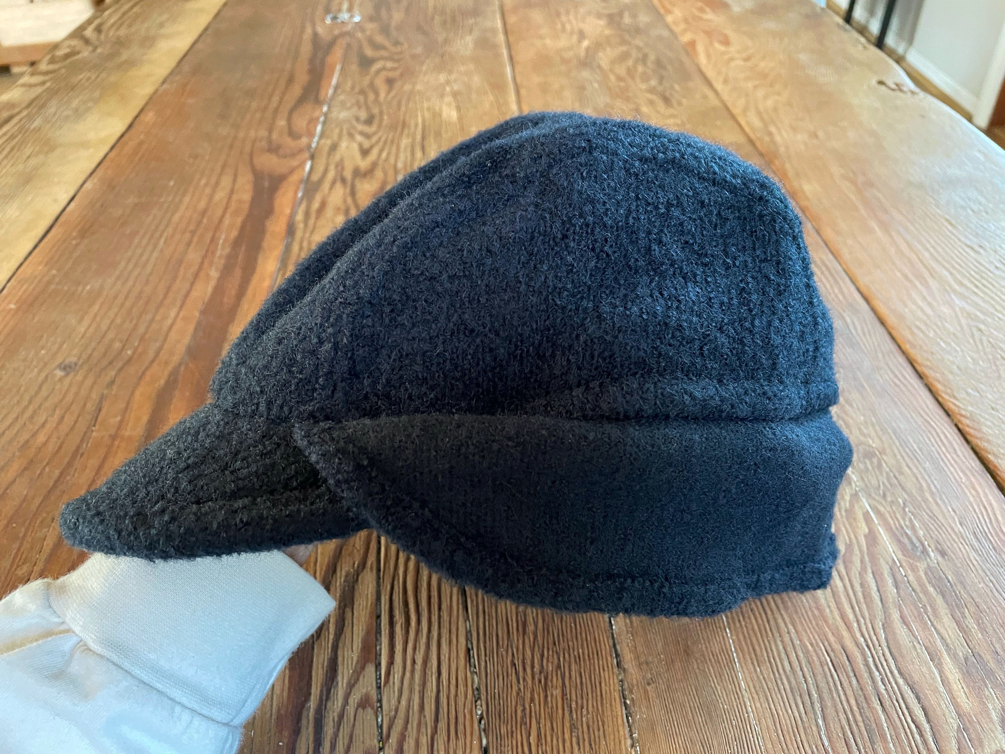 Arpenteur Cahors Boiled Wool Navy Hunting Hat Size ONE SIZE - 3 Thumbnail