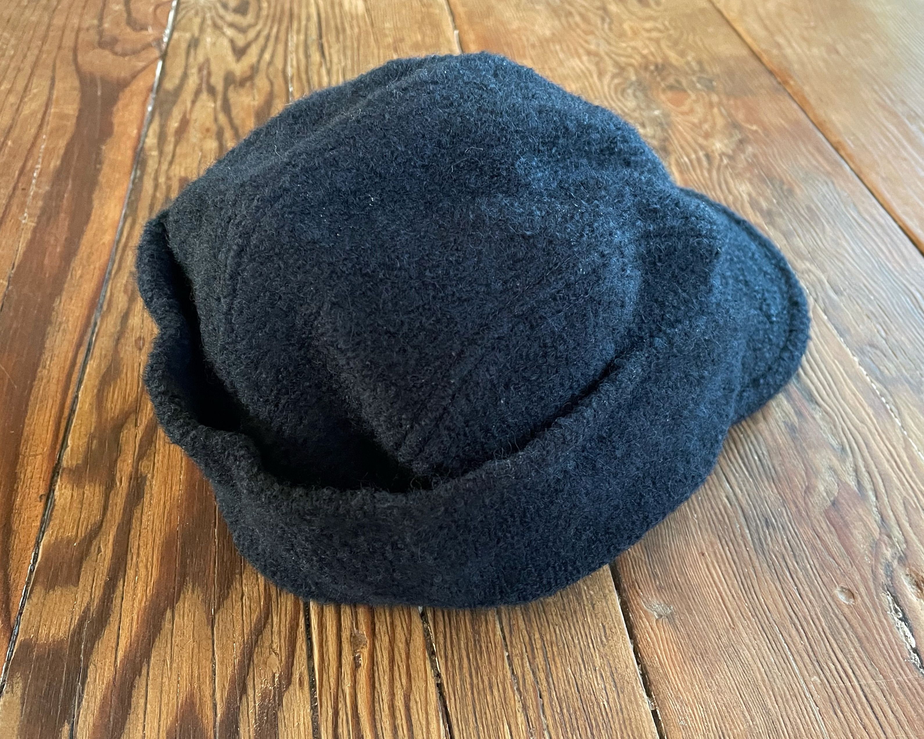 Arpenteur Cahors Boiled Wool Navy Hunting Hat Size ONE SIZE - 4 Thumbnail