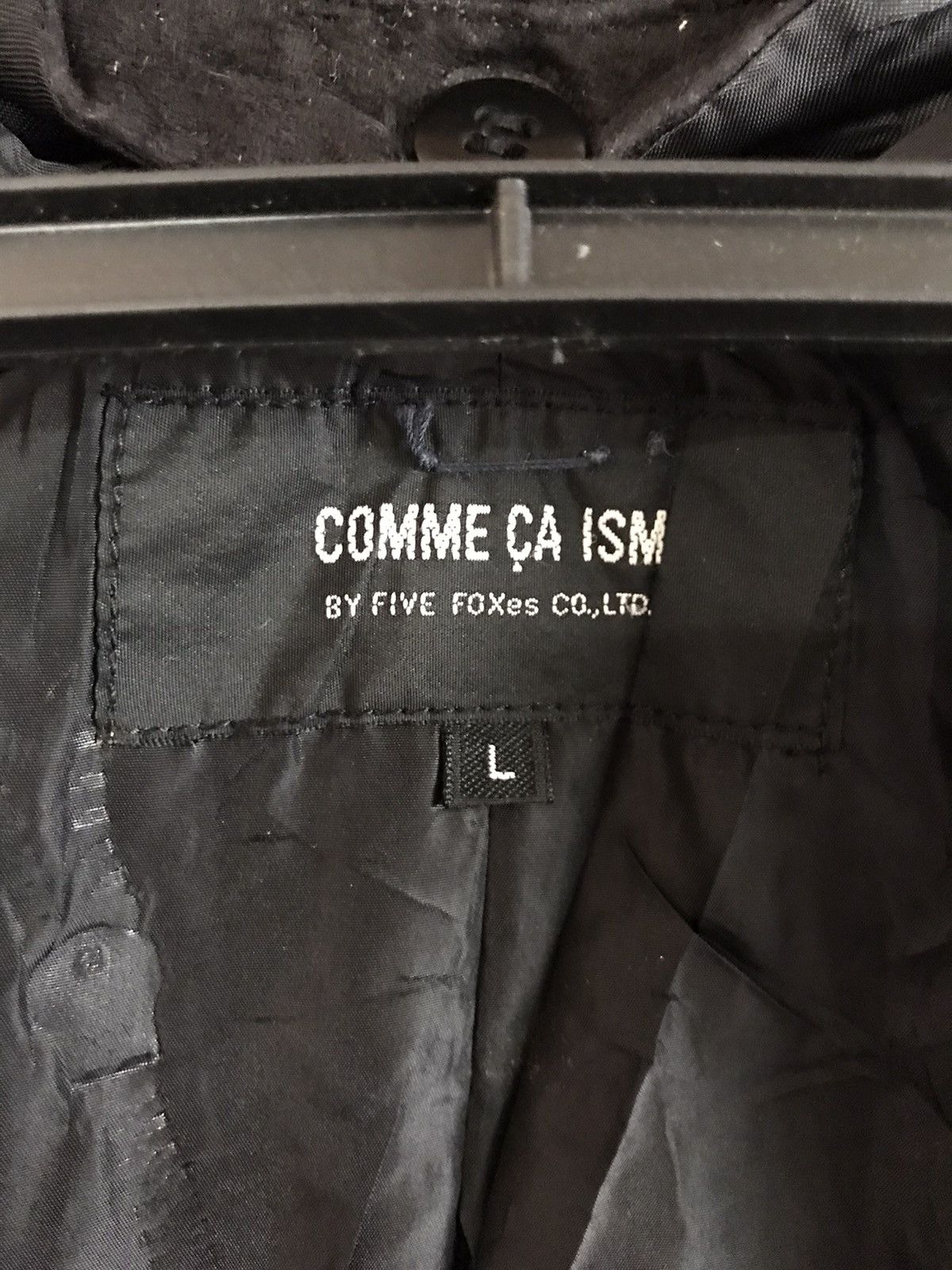 Comme Ca Ism Fur Leather Jacket