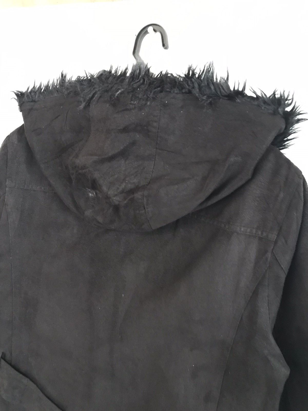 Comme Ca Ism Fur Leather Jacket