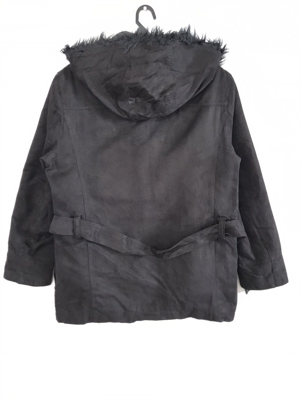 Comme Ca Ism Fur Leather Jacket