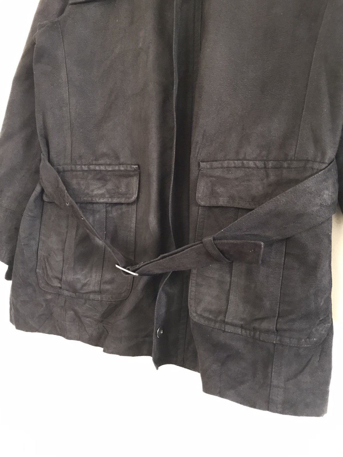 Comme Ca Ism Fur Leather Jacket