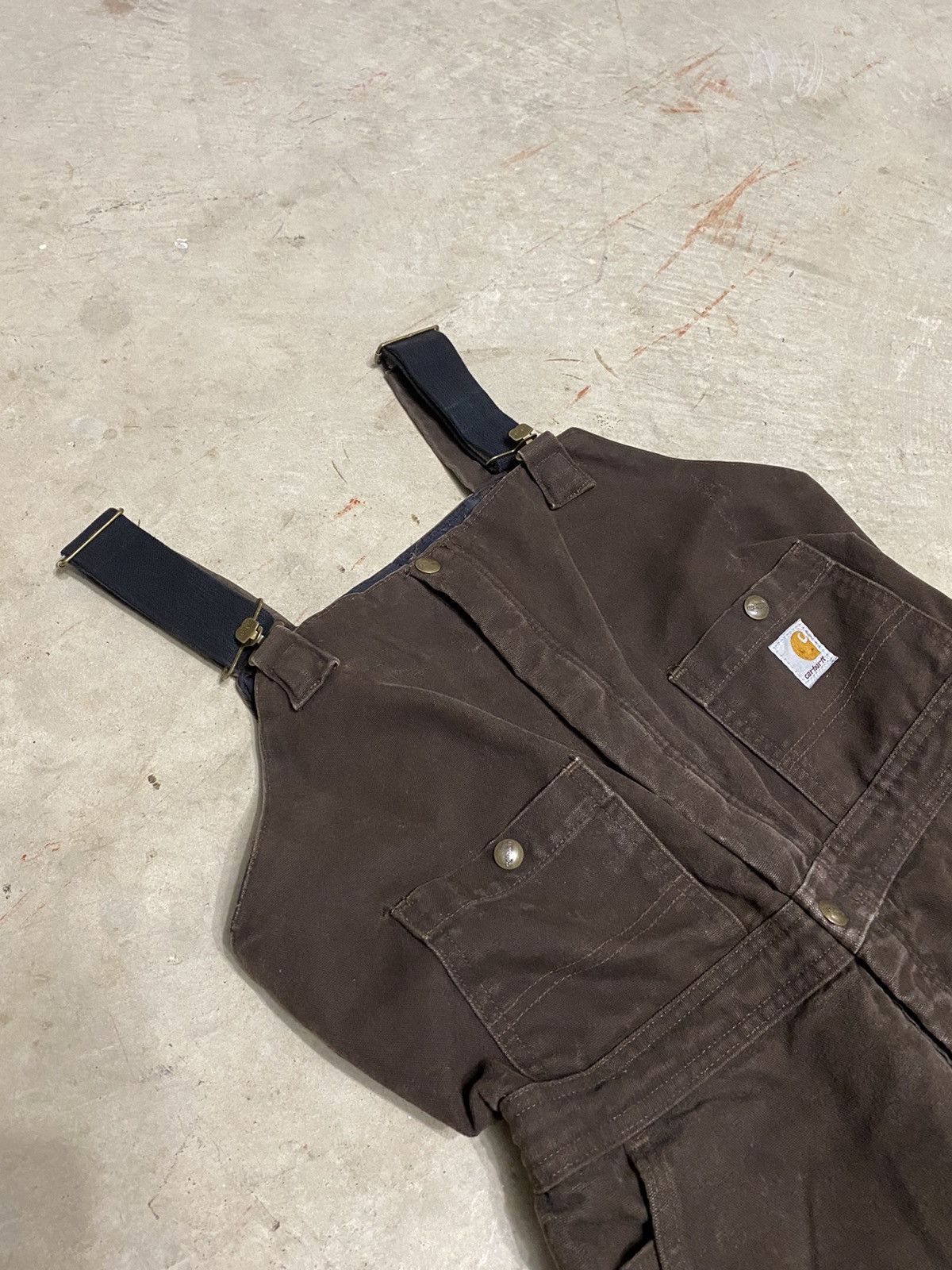 Carhartt Vintage Brown Carhartt Overalls Size US 30 / EU 46 - 2 Thumbnail