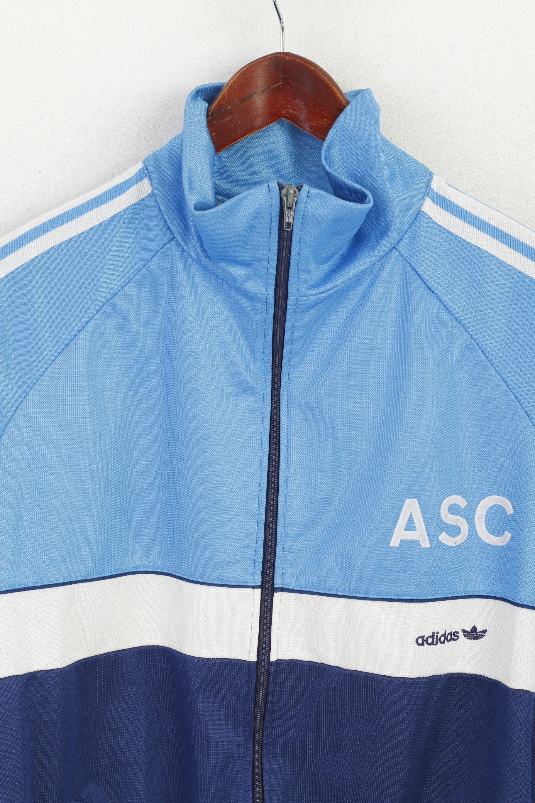 Adidas × Vintage Adidas Men M Sweatshirt Blue Vintage West Germany 2736 Size US M / EU 48-50 / 2 - 2 Thumbnail
