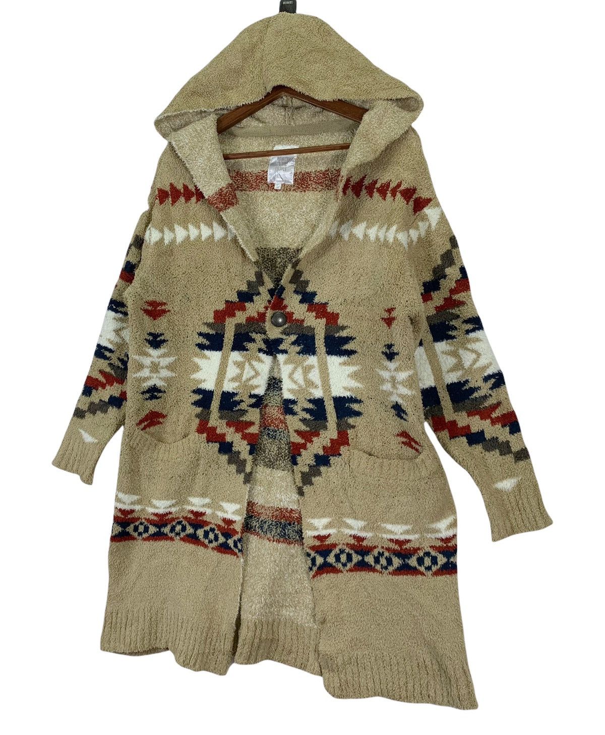 Aztech Mountain × Native × Vintage Vintage Power To The People Native Cardigan Hoodie Size US M / EU 48-50 / 2 - 2 Thumbnail