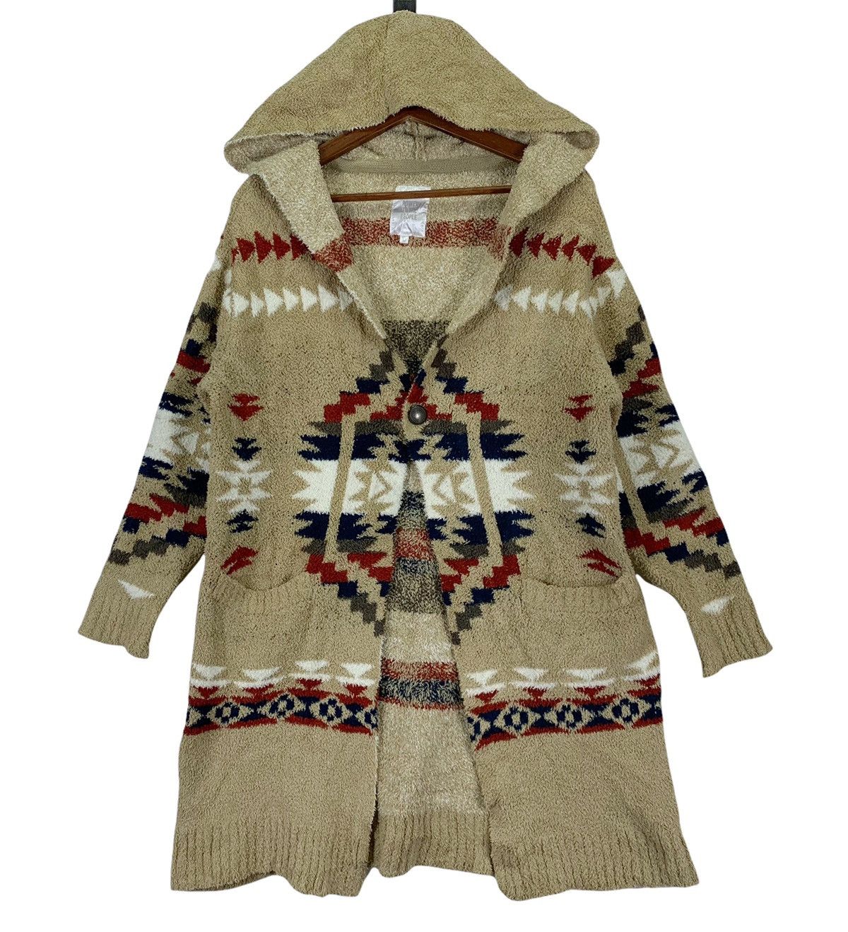 Aztech Mountain × Native × Vintage Vintage Power To The People Native Cardigan Hoodie Size US M / EU 48-50 / 2 - 1 Thumbnail