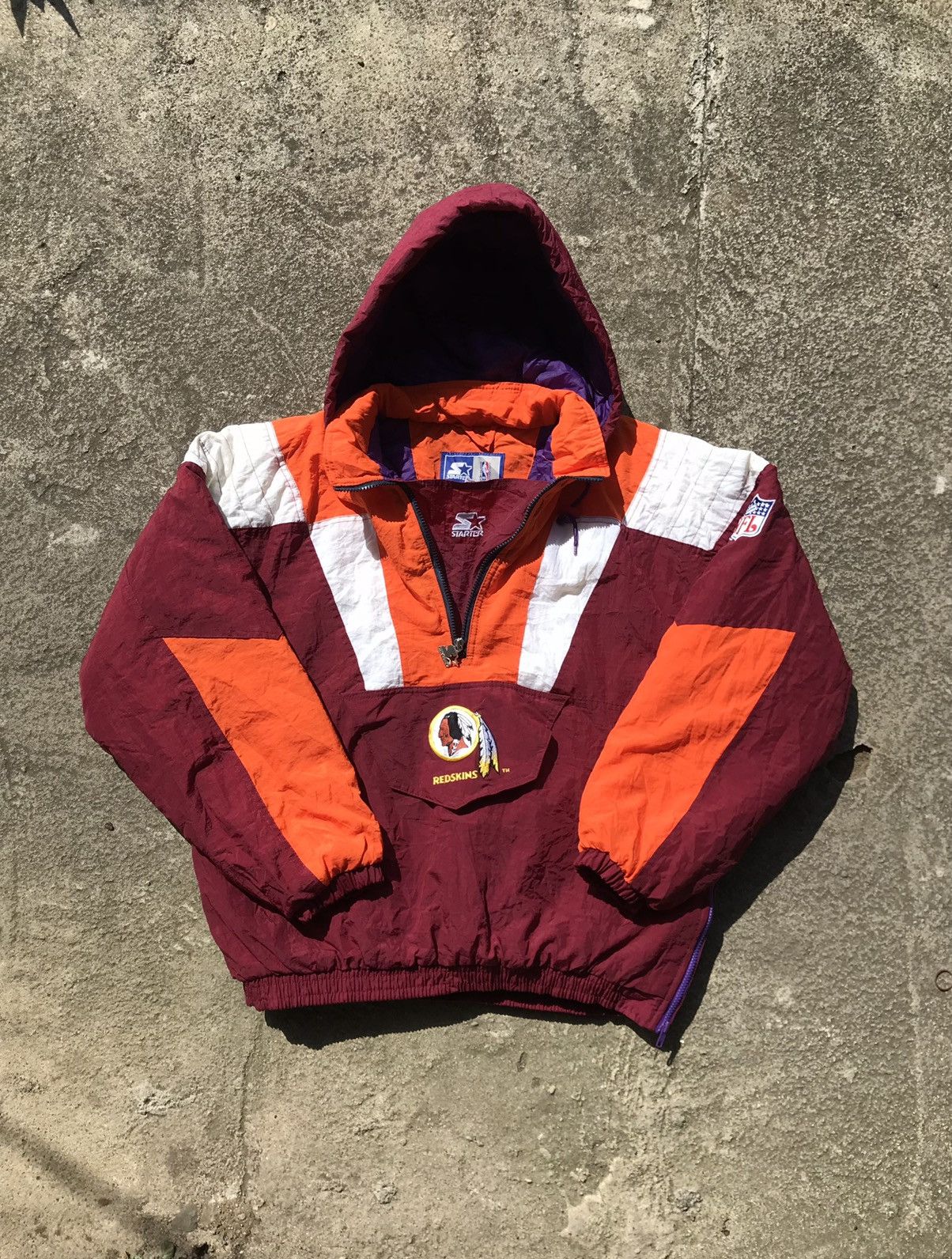NFL × Starter × Vintage Vintage Redskins Starter NFL Jacket Size US XL / EU 56 / 4 - 3 Thumbnail