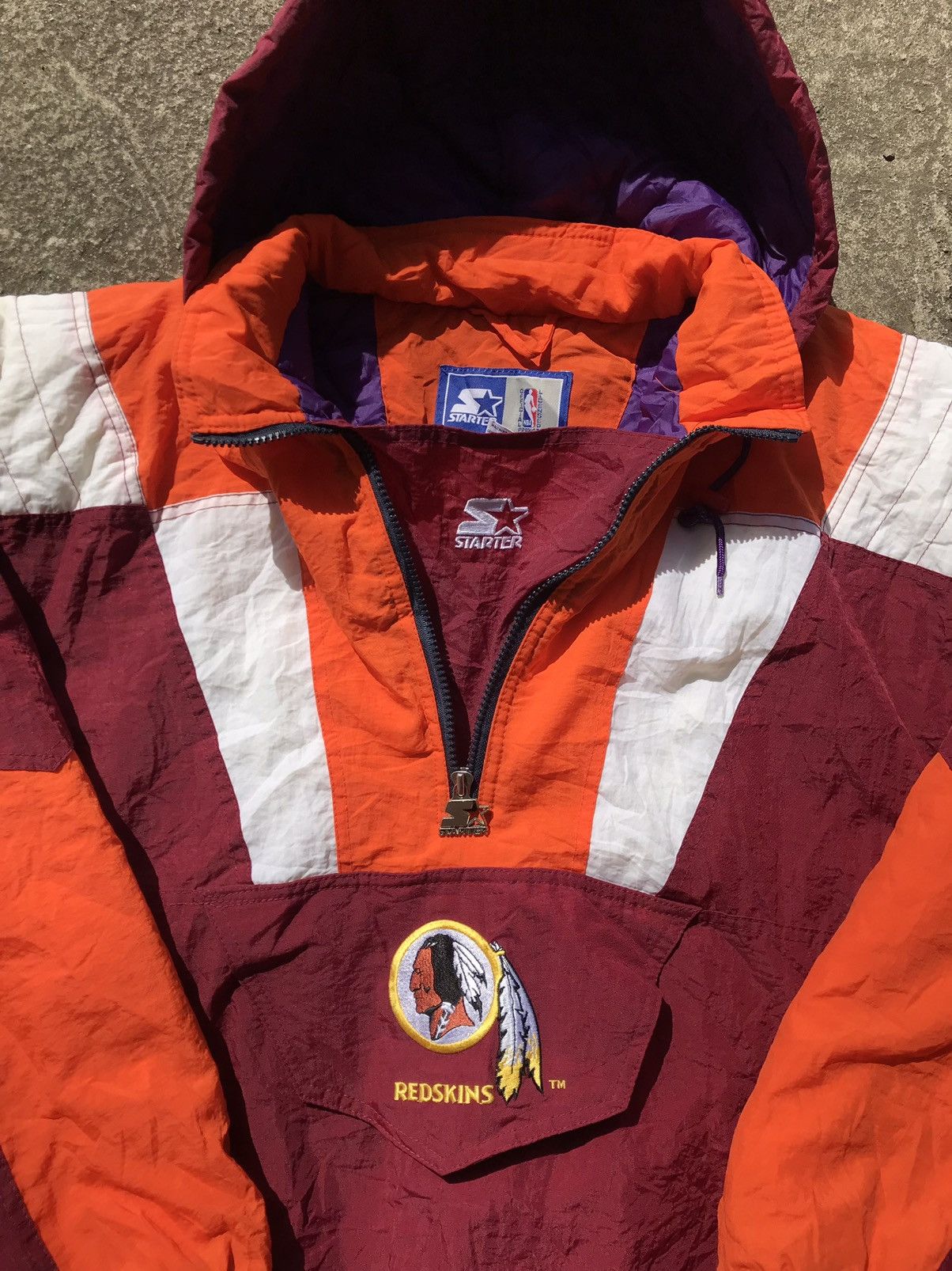 NFL × Starter × Vintage Vintage Redskins Starter NFL Jacket Size US XL / EU 56 / 4 - 4 Thumbnail