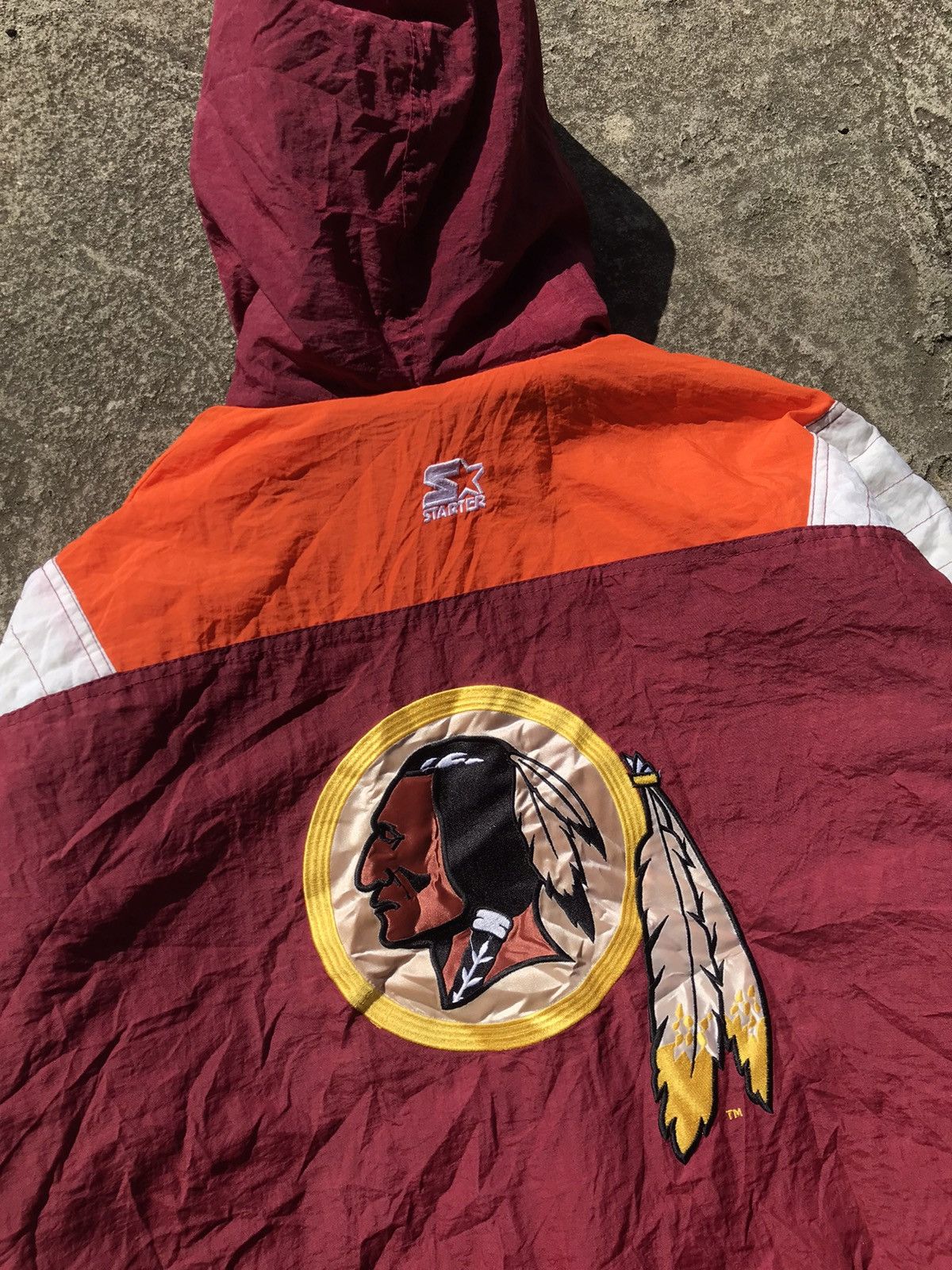 NFL × Starter × Vintage Vintage Redskins Starter NFL Jacket Size US XL / EU 56 / 4 - 2 Thumbnail
