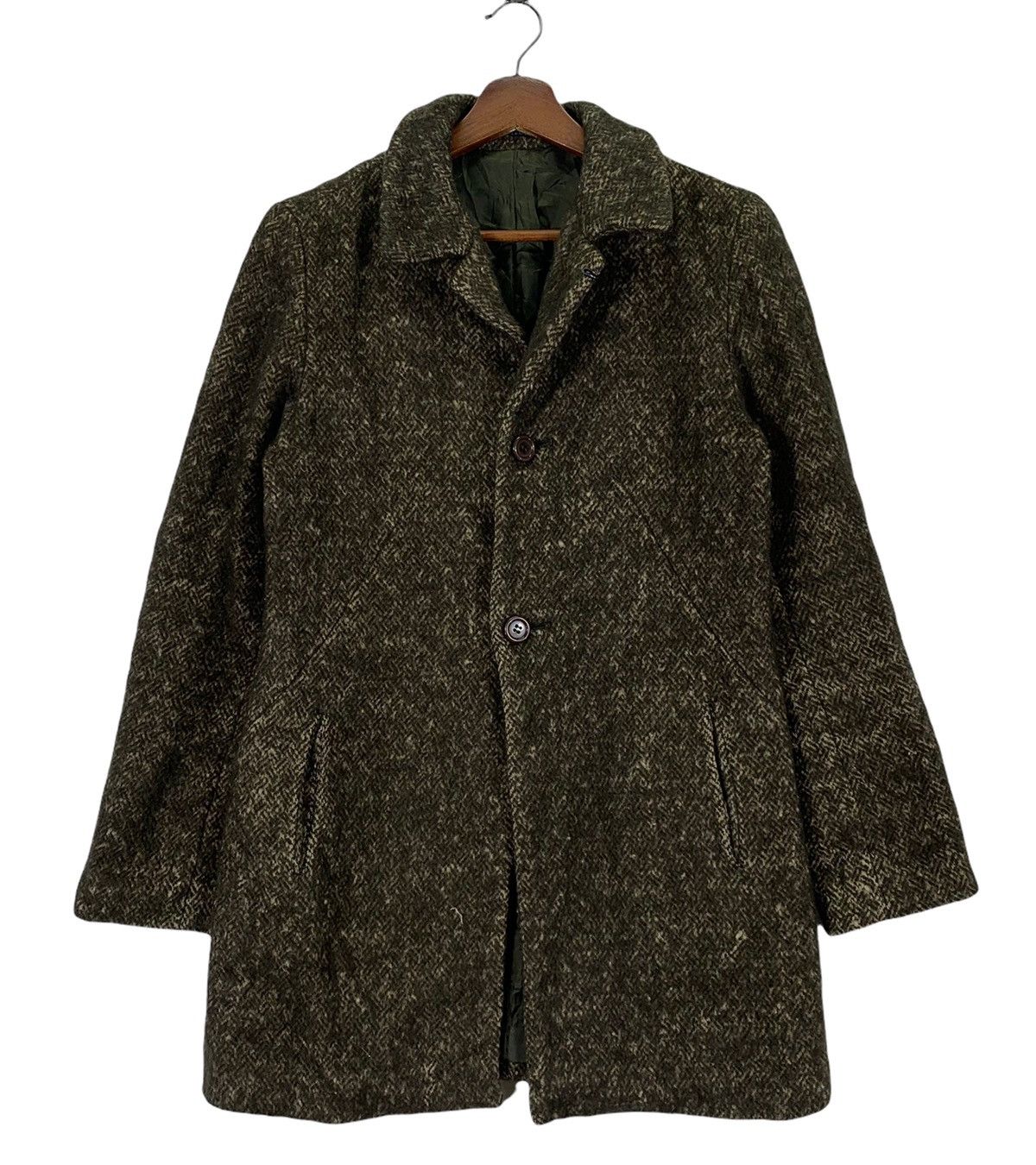 Autumn Cashmere Vintage Ined By Yohji Yamamoto Long Jacket Size S / US 4 / IT 40 - 1 Thumbnail