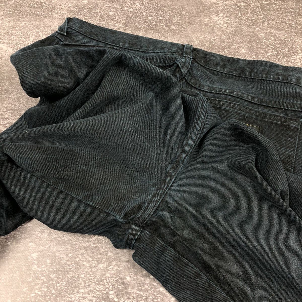 Vintage Vintage 90s Wrangler Made in UK Navy Washed Faded Size US 33 - 12 Thumbnail