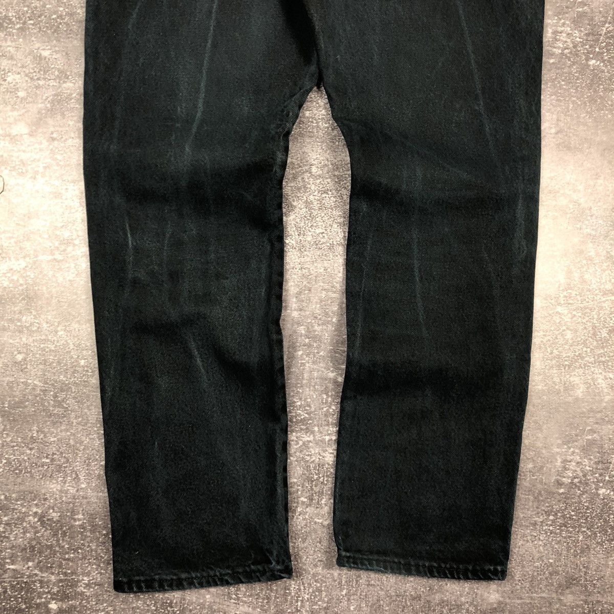 Vintage Vintage 90s Wrangler Made in UK Navy Washed Faded Size US 33 - 4 Thumbnail