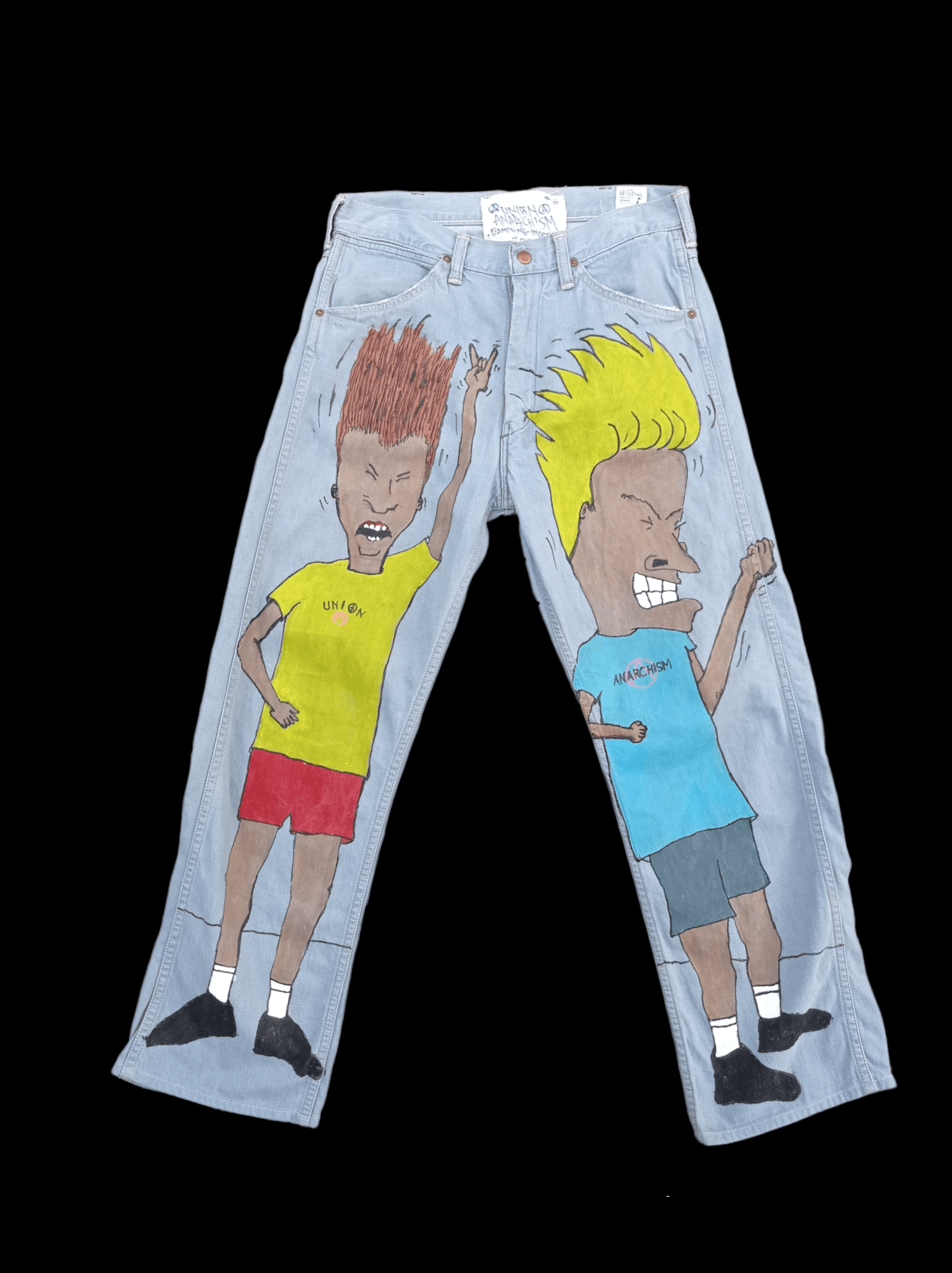 Other Custom pants x beavis and Butt-head x orslow | Grailed