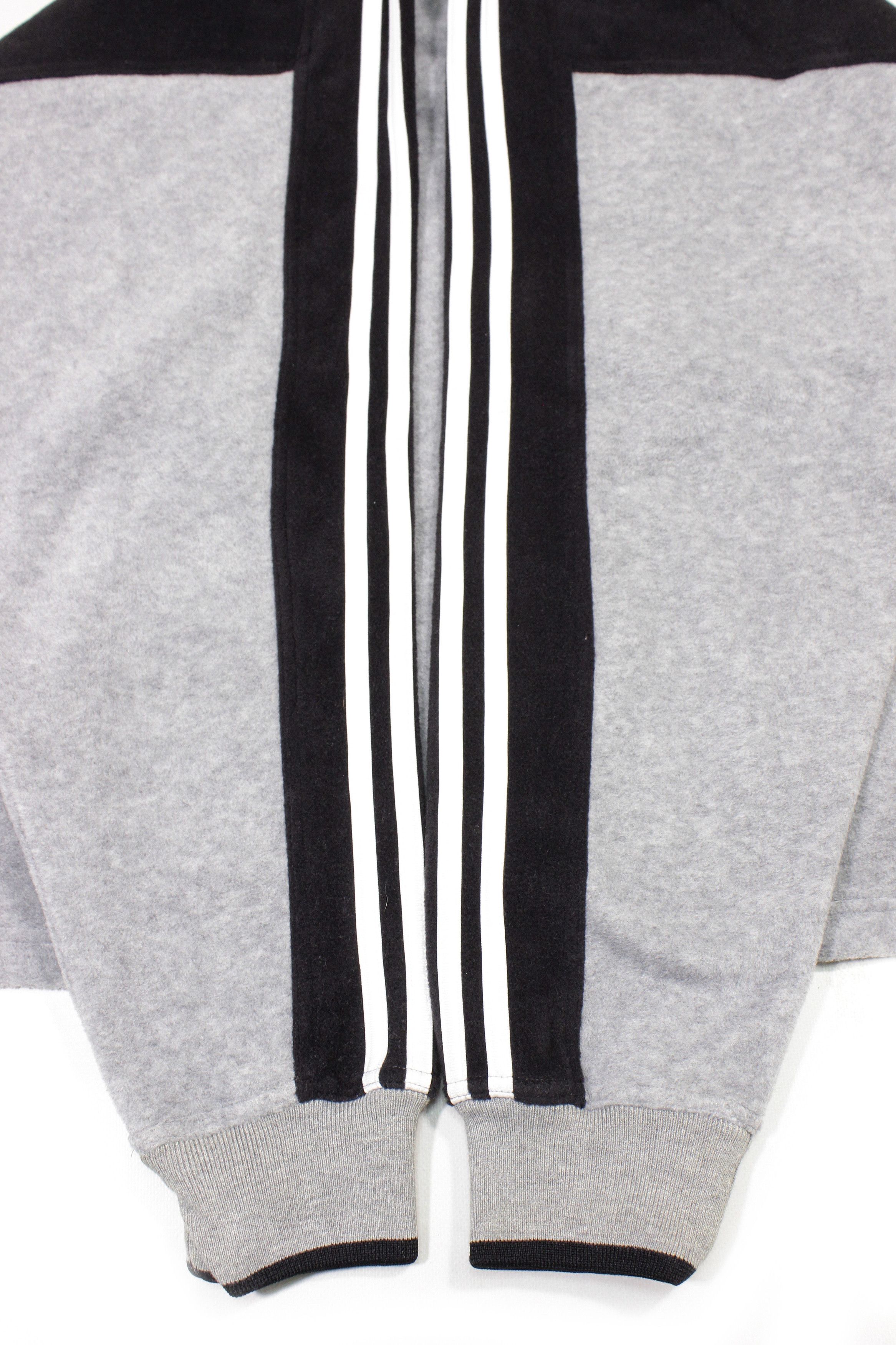 Adidas 90S Logo Fleece Jacket Size US L / EU 52-54 / 3 - 5 Thumbnail