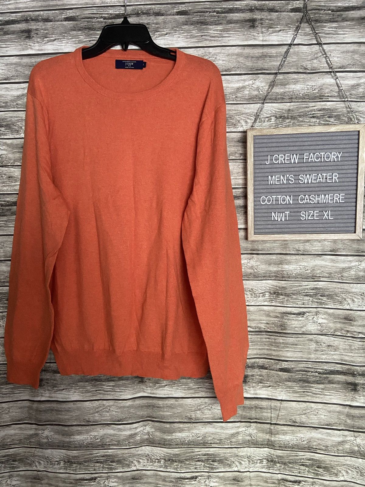 J.Crew J.CREW NWOT Coral Sweater Cotton Crew Neck Pullover Sz XL Size US XL / EU 56 / 4 - 5 Thumbnail