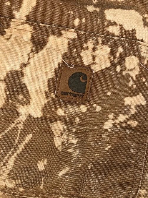 Carhartt × Vintage 🔥🔥Carhatt Carpenter Union Made Worker Custom Bleached Pants Size US 34 / EU 50 - 8 Thumbnail