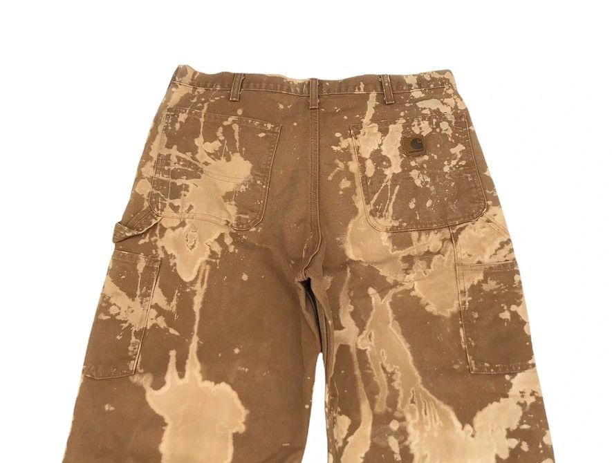 Carhartt × Vintage 🔥🔥Carhatt Carpenter Union Made Worker Custom Bleached Pants Size US 34 / EU 50 - 5 Thumbnail