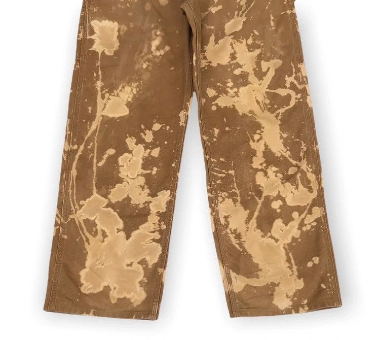 Carhartt × Vintage 🔥🔥Carhatt Carpenter Union Made Worker Custom Bleached Pants Size US 34 / EU 50 - 4 Thumbnail