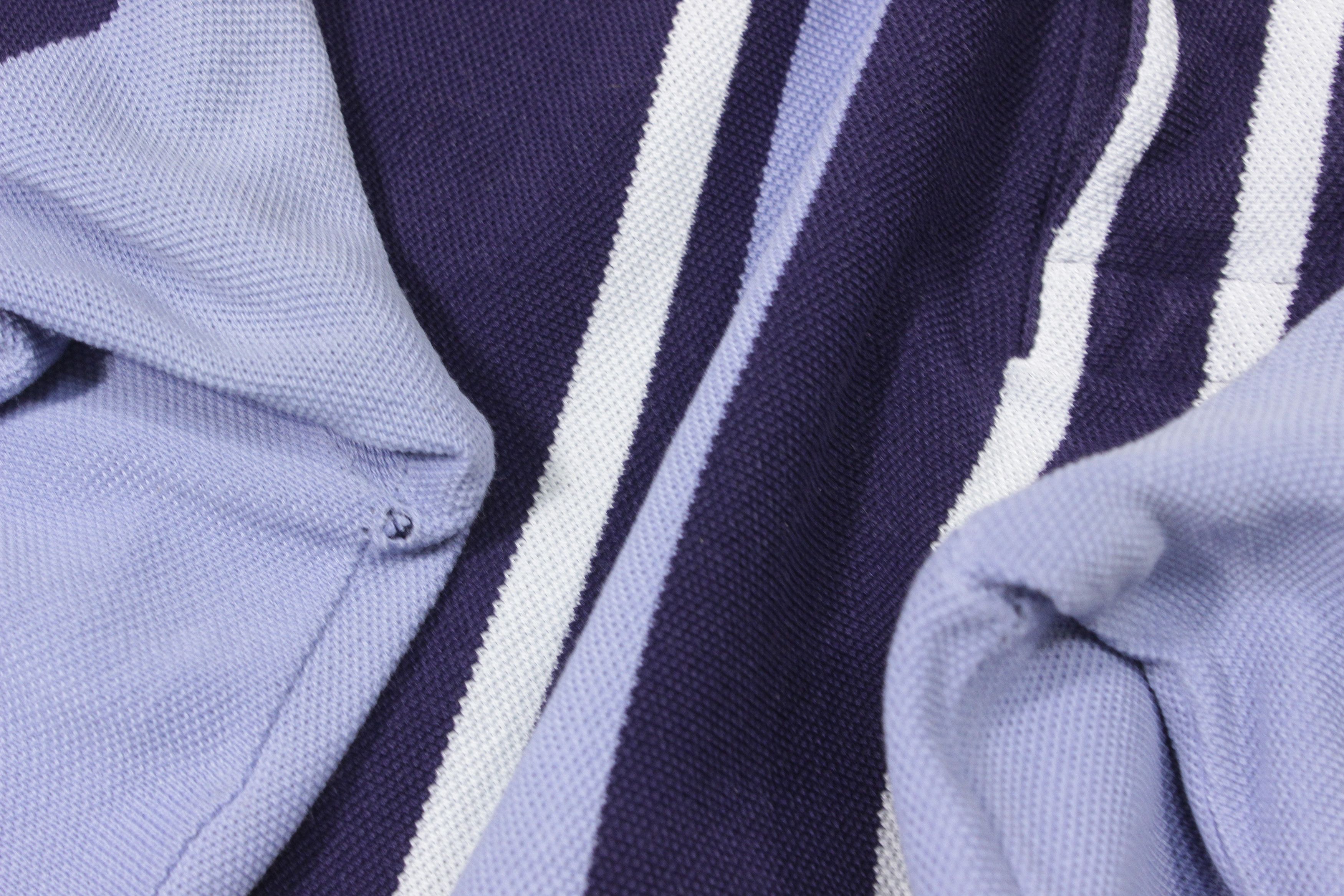 Lacoste 90S Logo Striped Polo Vintage Size US L / EU 52-54 / 3 - 7 Thumbnail