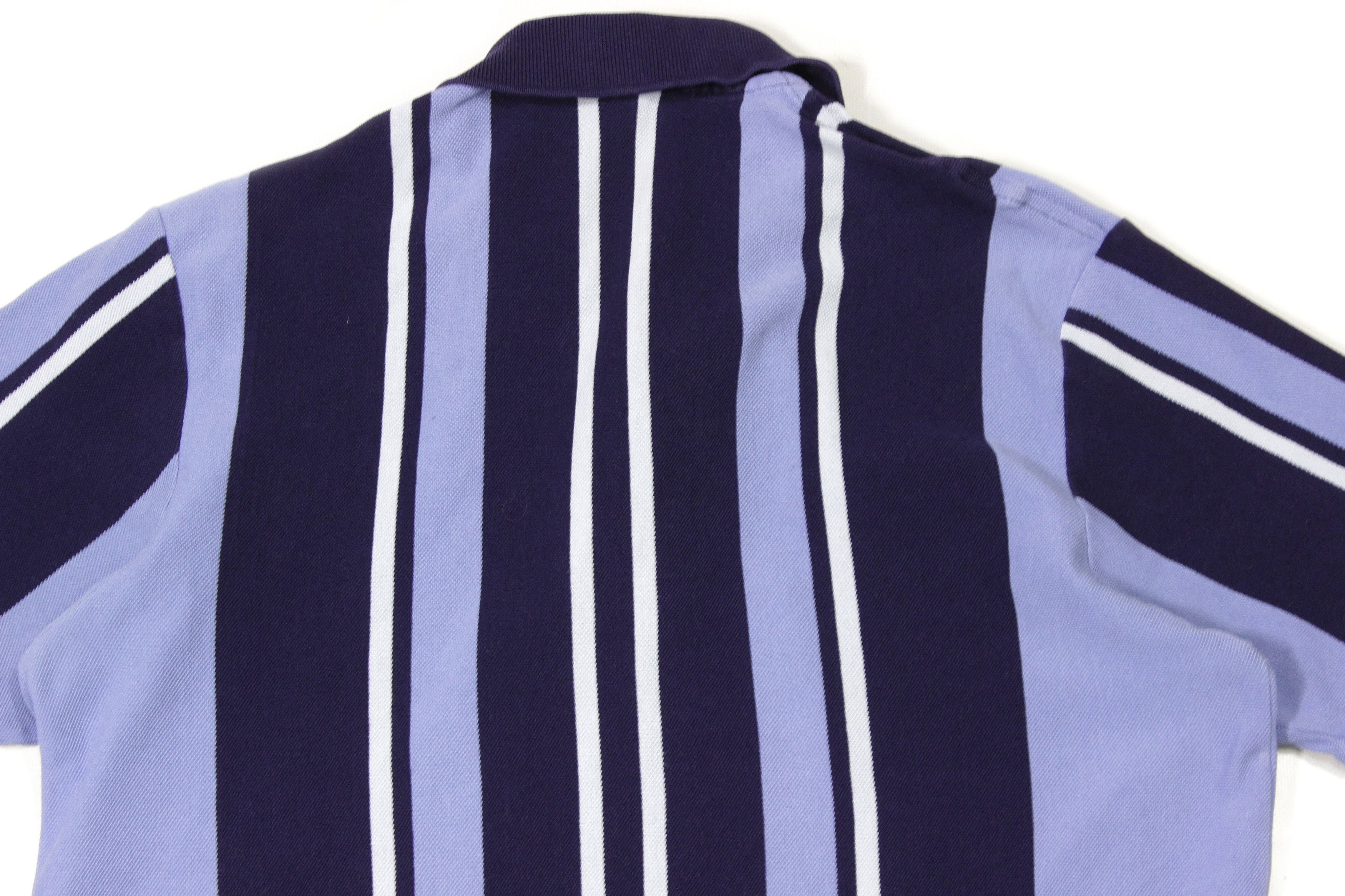 Lacoste 90S Logo Striped Polo Vintage Size US L / EU 52-54 / 3 - 4 Thumbnail