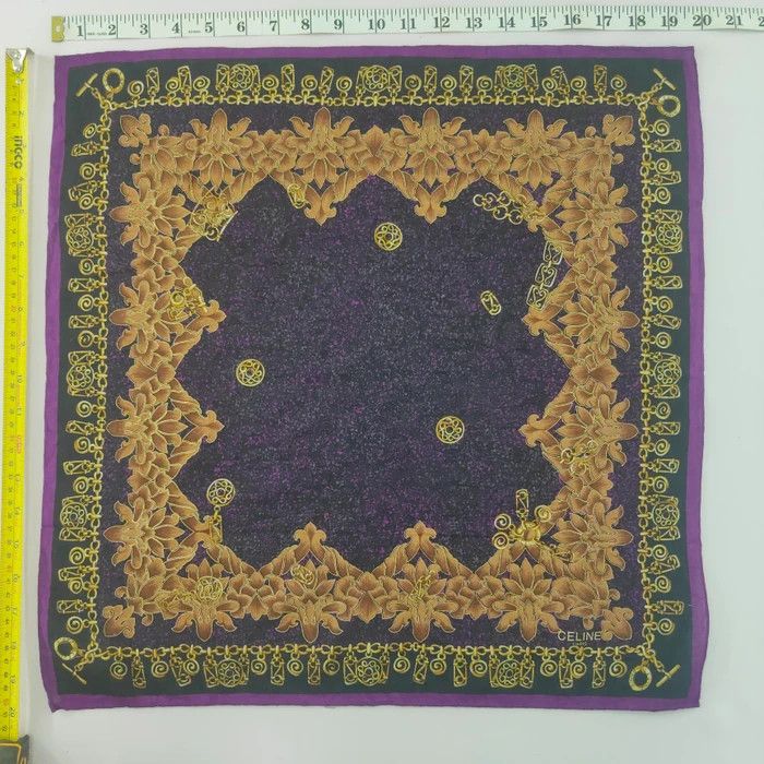 Celine Celine Handkerchief/ Headkerchief/ Bandan - 3F213075 Size ONE SIZE - 2 Thumbnail