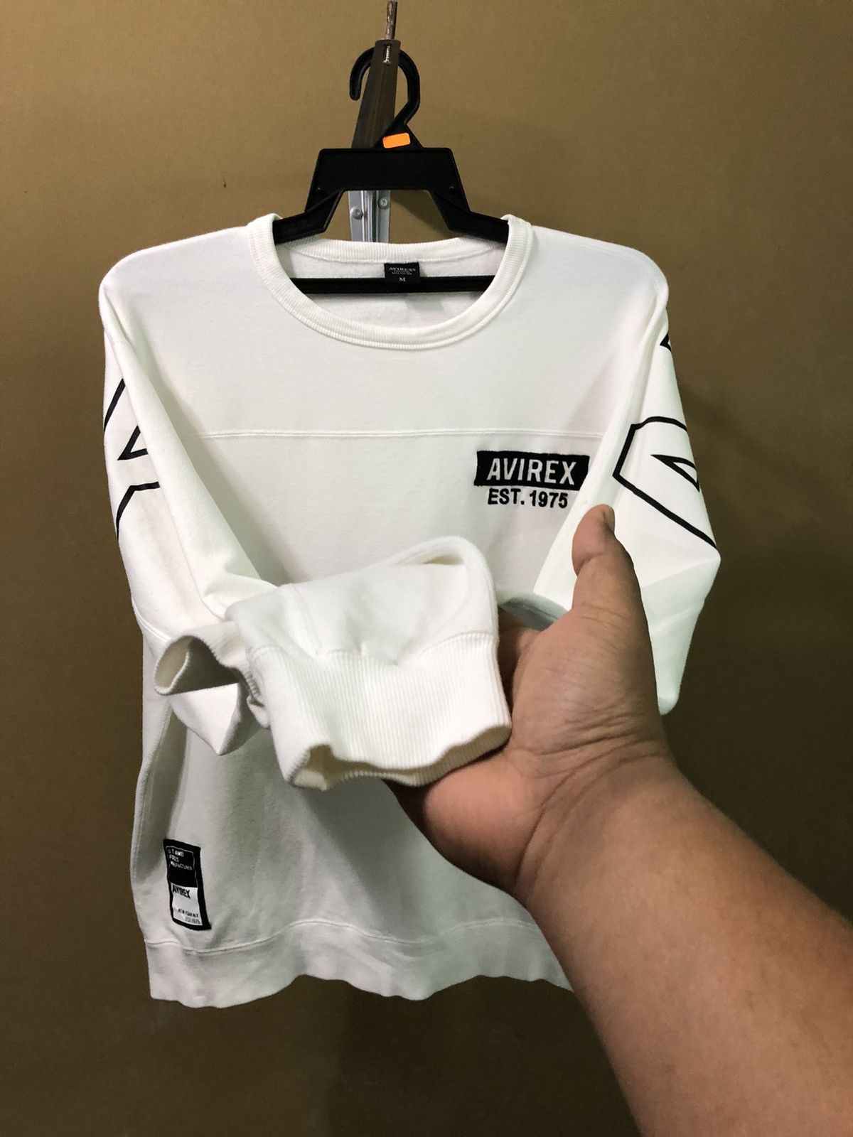 Avirex × Vintage Avirex Big Logo Spell Out Crewneck Sweatshirt Size US M / EU 48-50 / 2 - 7 Thumbnail