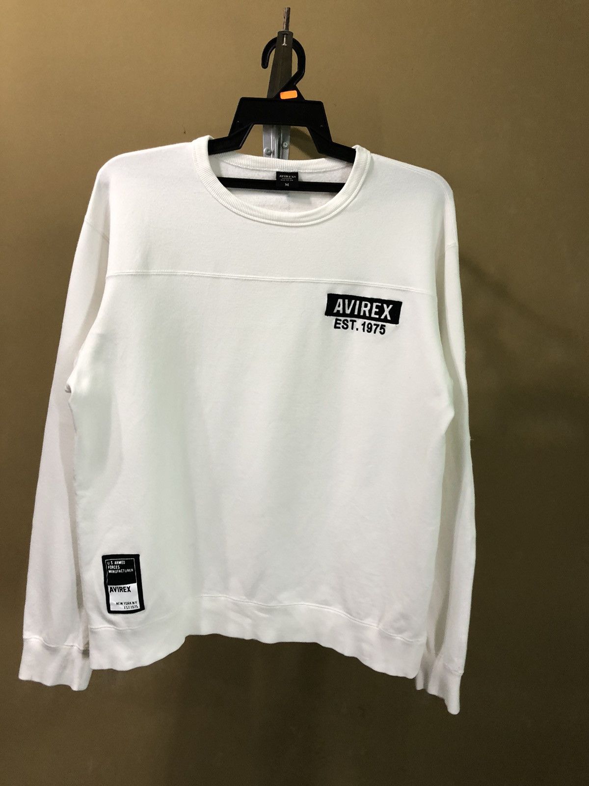 Avirex × Vintage Avirex Big Logo Spell Out Crewneck Sweatshirt Size US M / EU 48-50 / 2 - 2 Thumbnail