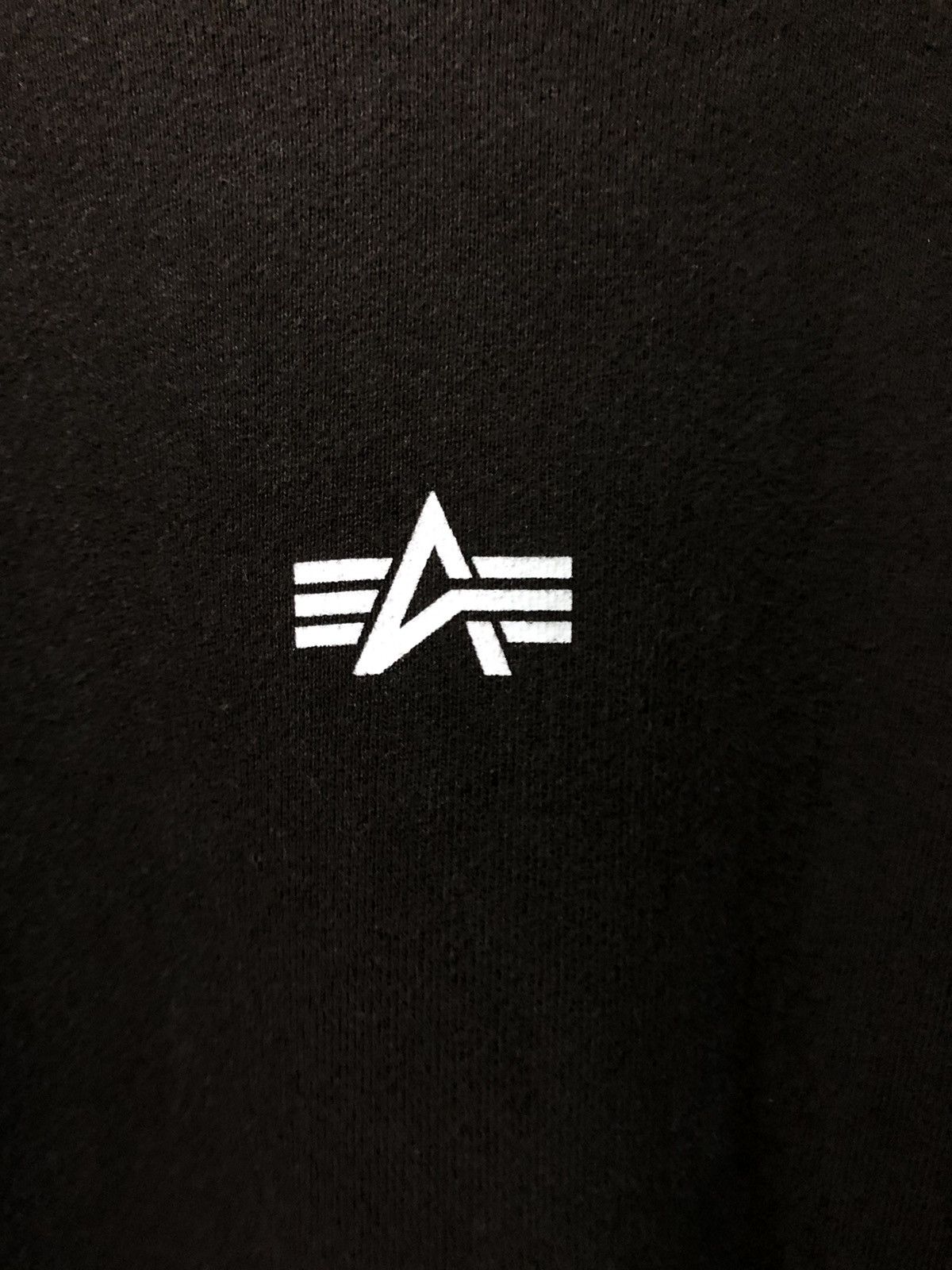 Alpha Industries × Vintage Vintage Alpha Industries Big Logo Spell Out Sweatshirt Size US L / EU 52-54 / 3 - 4 Thumbnail