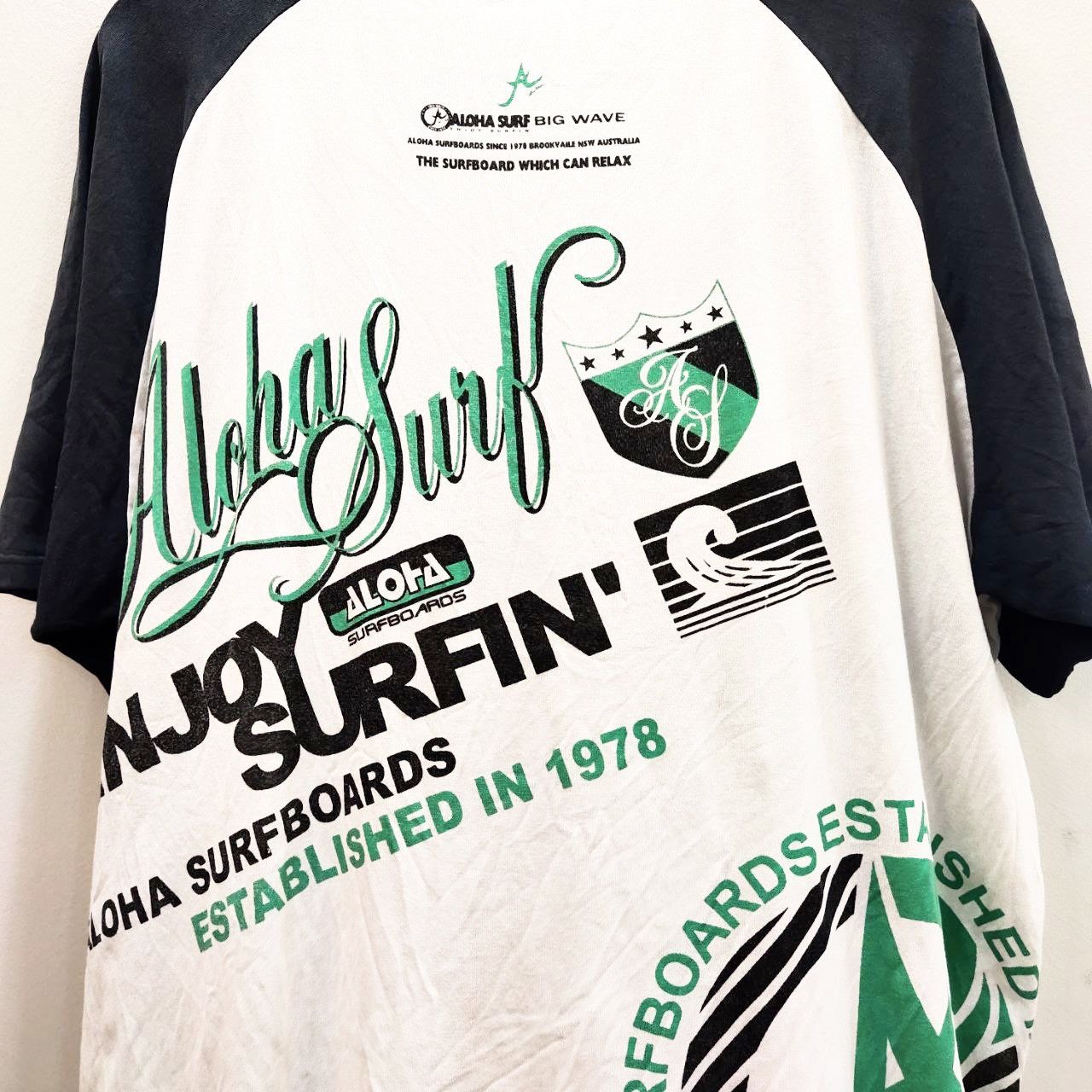Vintage ALOHA SURF AUSTRALIA BROOKVAILE NSW AUSTRALIA SINCE 1978 Size US XL / EU 56 / 4 - 13 Thumbnail