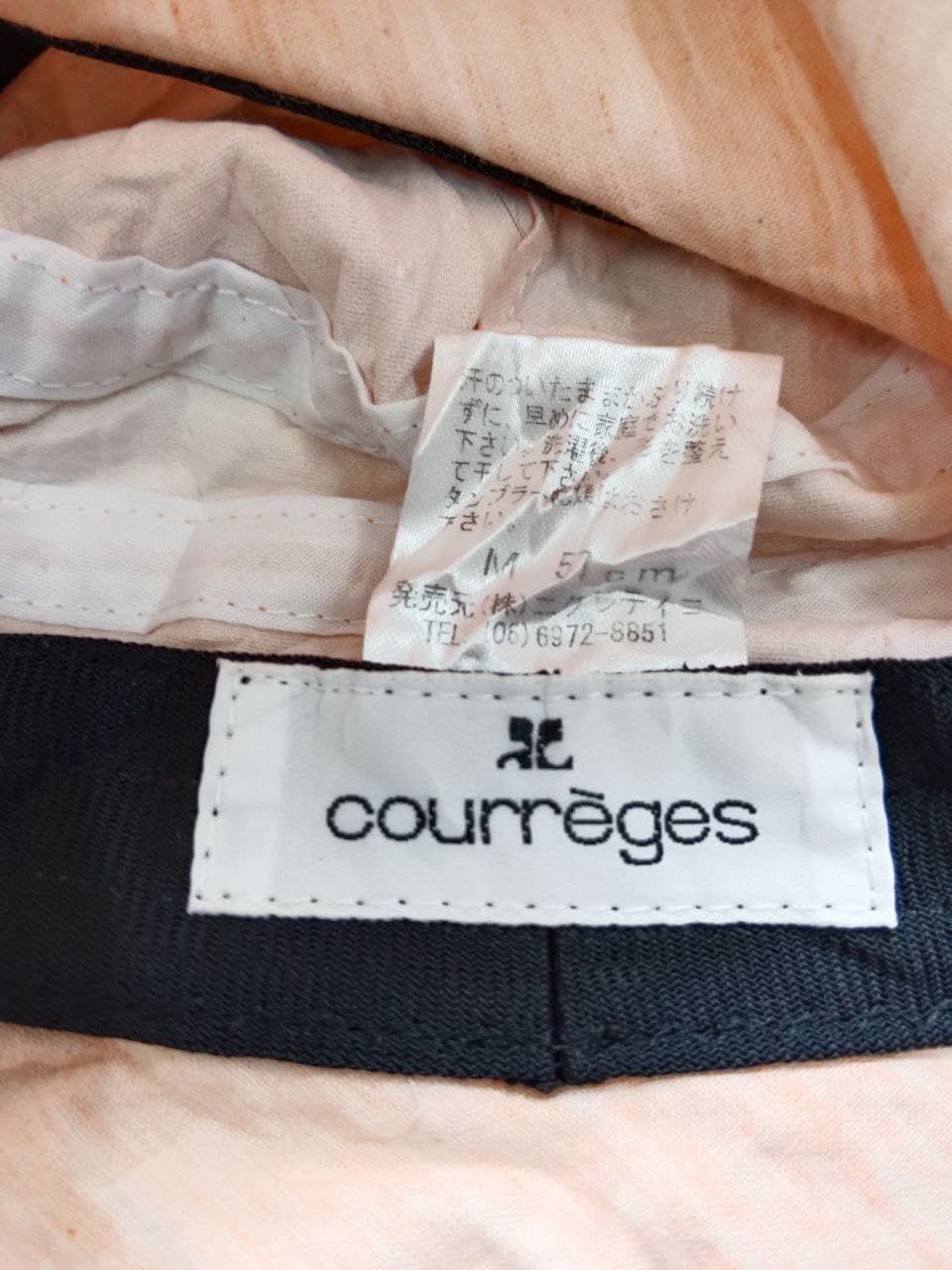girls hat courreges bucket hat