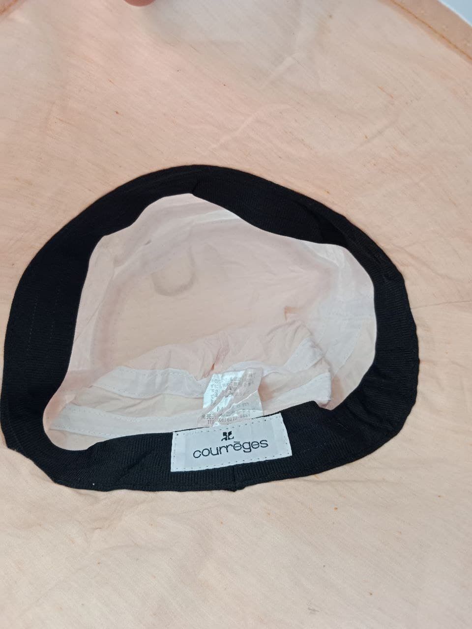 girls hat courreges bucket hat