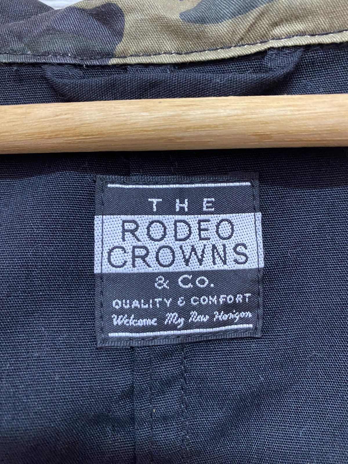 Japanese Brand × Vintage RARE‼️RODEO CROWN RCWB PARADISE LINED CAMO BUTTON ZIP JACKET Size US S / EU 44-46 / 1 - 8 Thumbnail