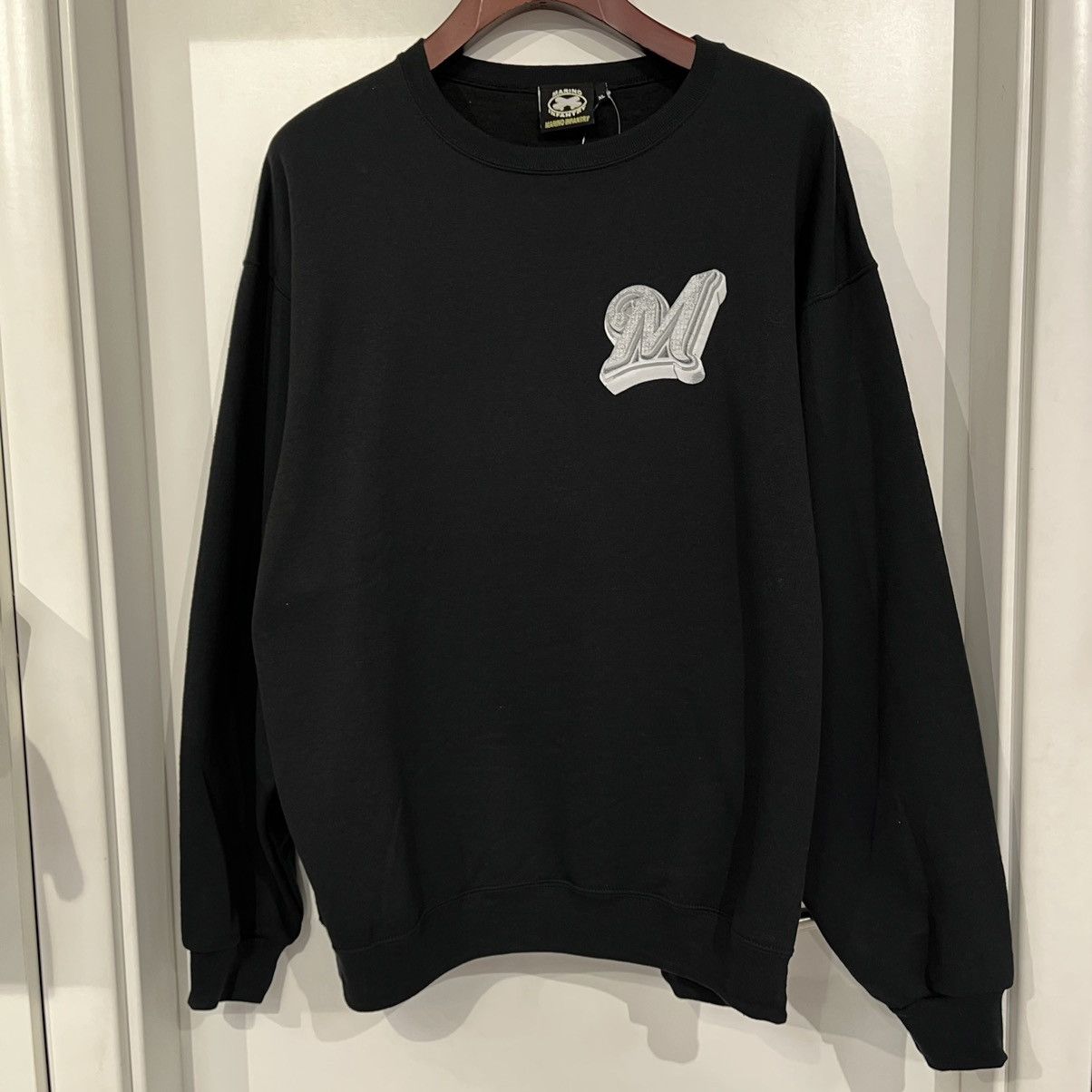 image of Marino Infantry M Logo Crewneck Black, Men's (Size XL)