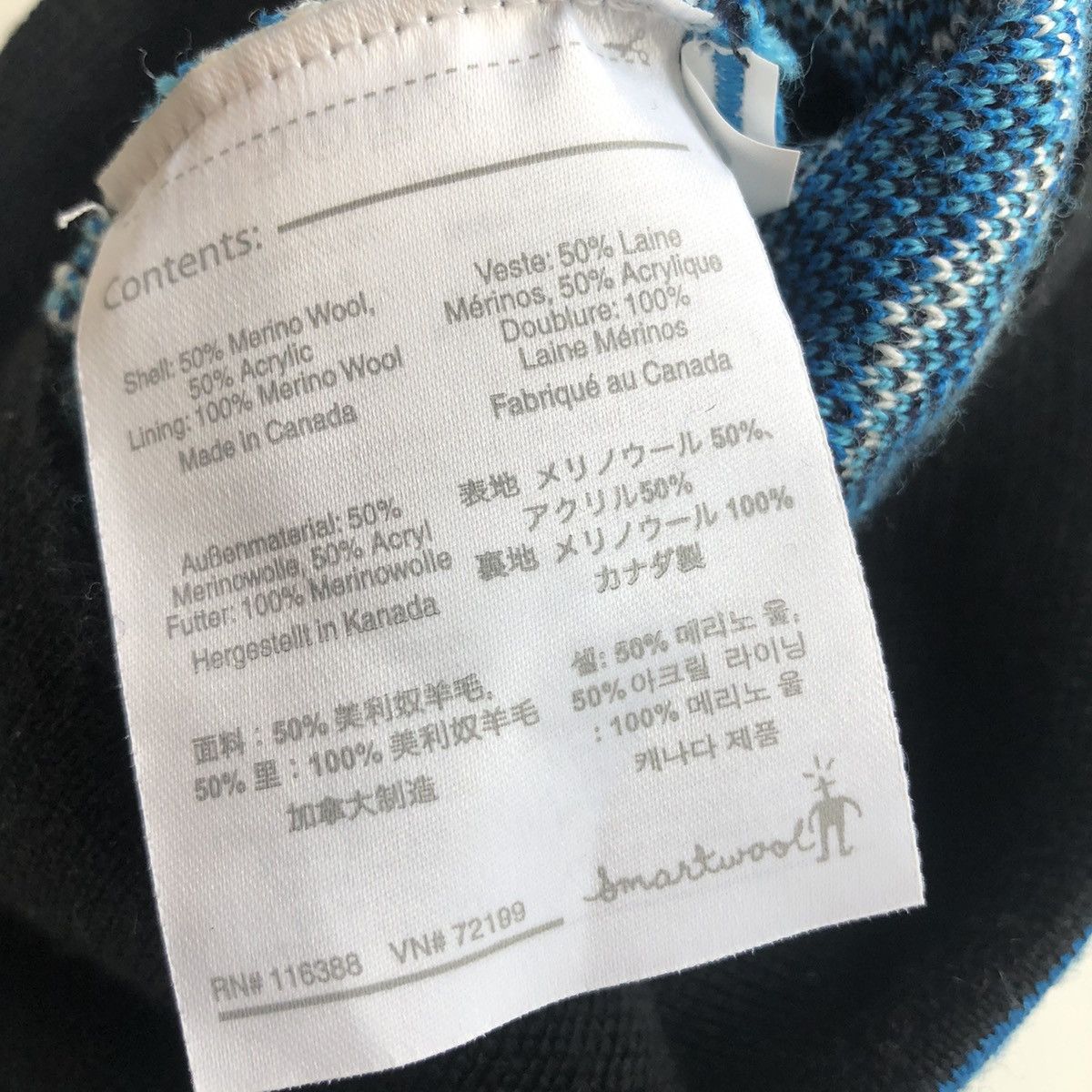 Smartwool New Junior SmartWool Merino Beanie NAVY Size ONE SIZE - 8 Thumbnail