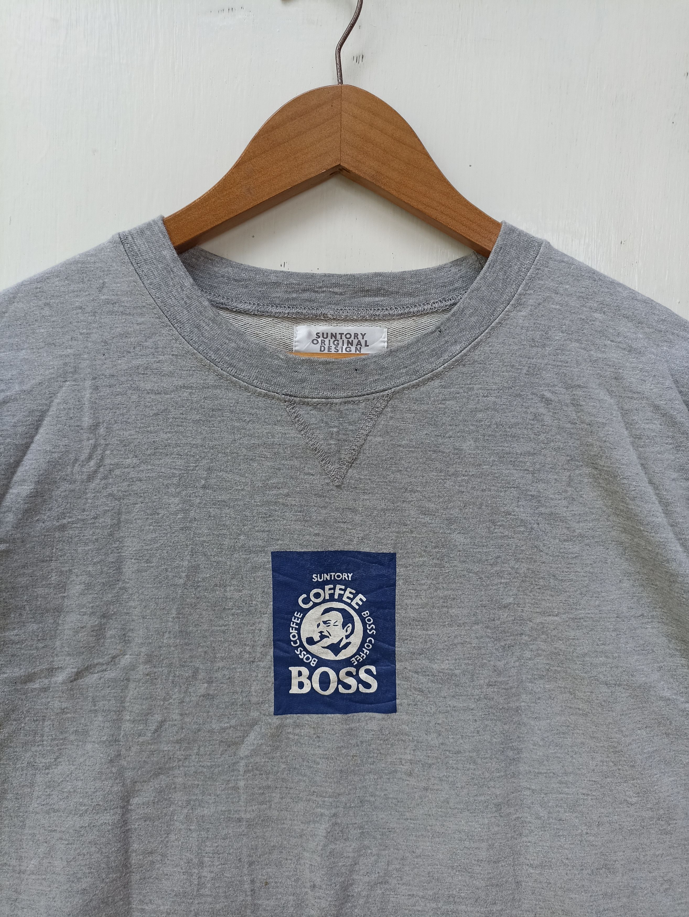 Japanese Brand Suntory Boss Coffee long sleeve t shirt Size US M / EU 48-50 / 2 - 2 Thumbnail