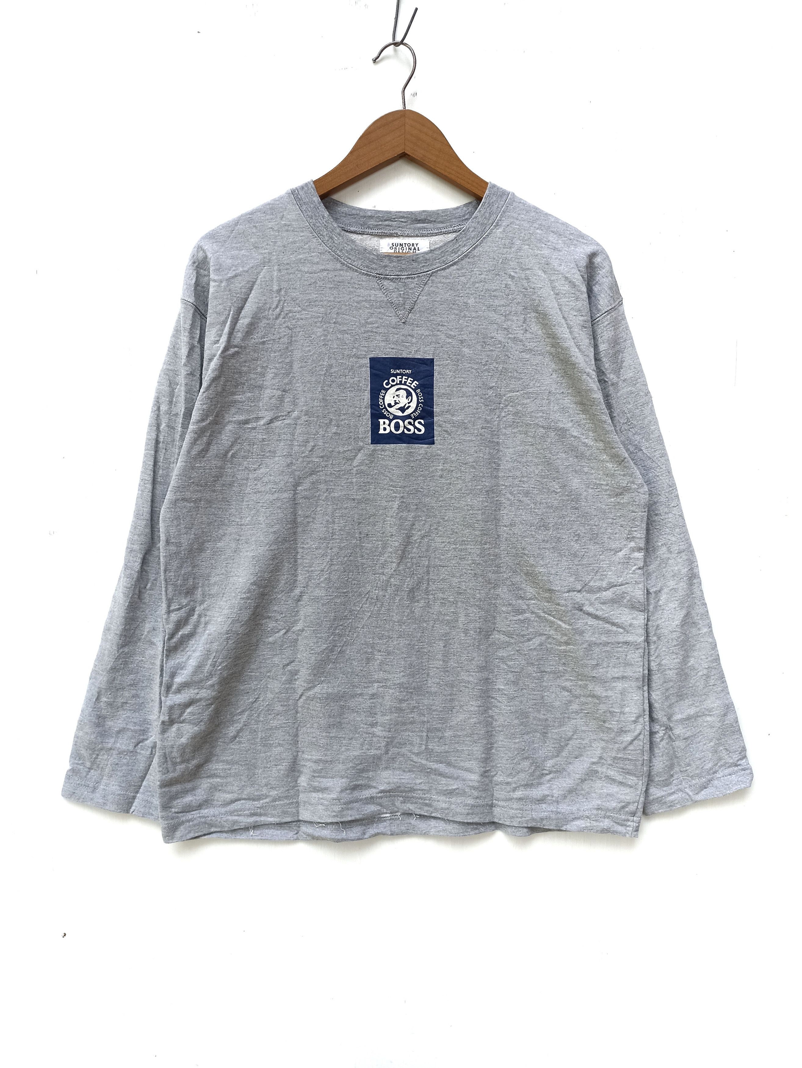 Japanese Brand Suntory Boss Coffee long sleeve t shirt Size US M / EU 48-50 / 2 - 1 Thumbnail