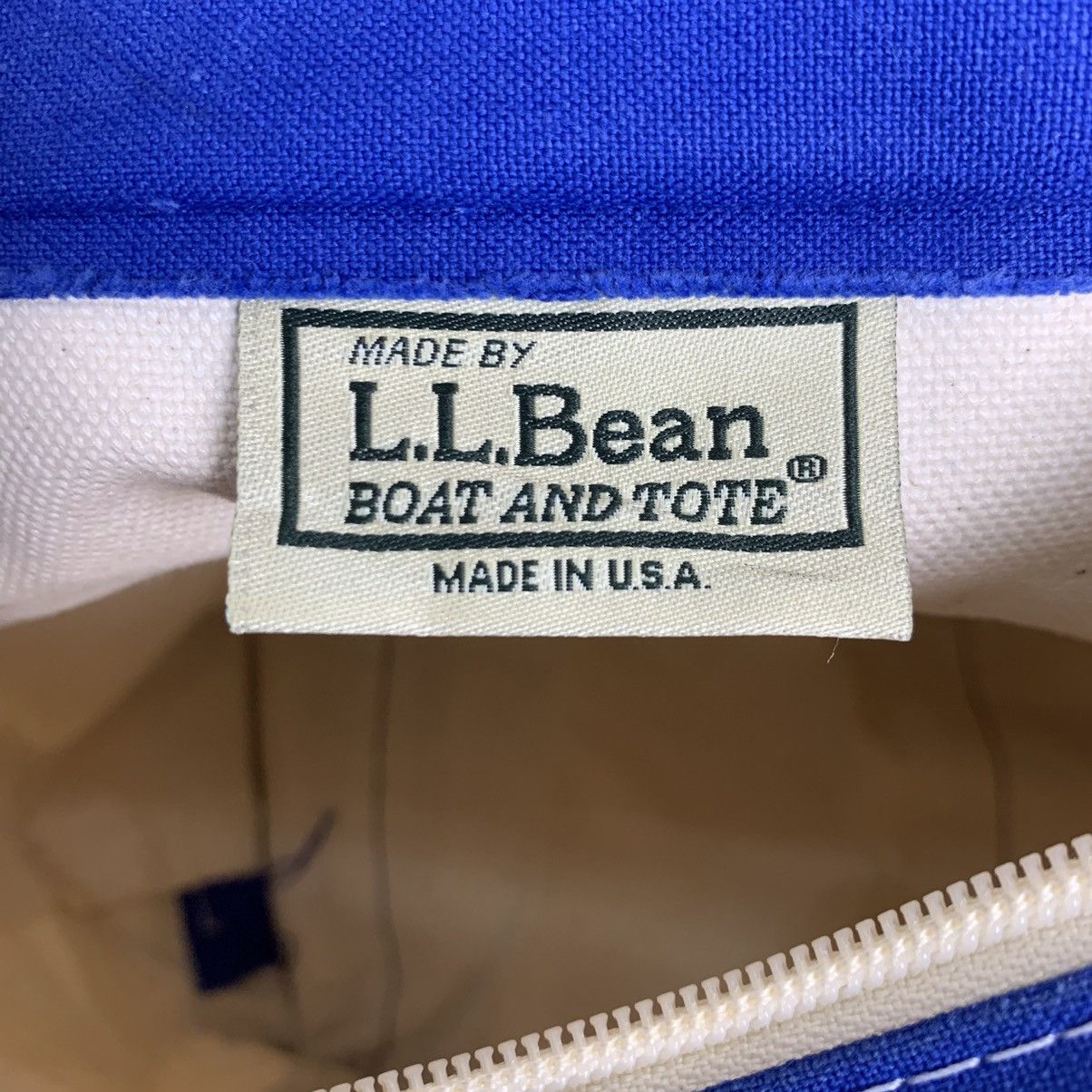 L.L. Bean Vintage LL.Bean Boat And Tote Bag Canvas Size ONE SIZE - 9 Thumbnail