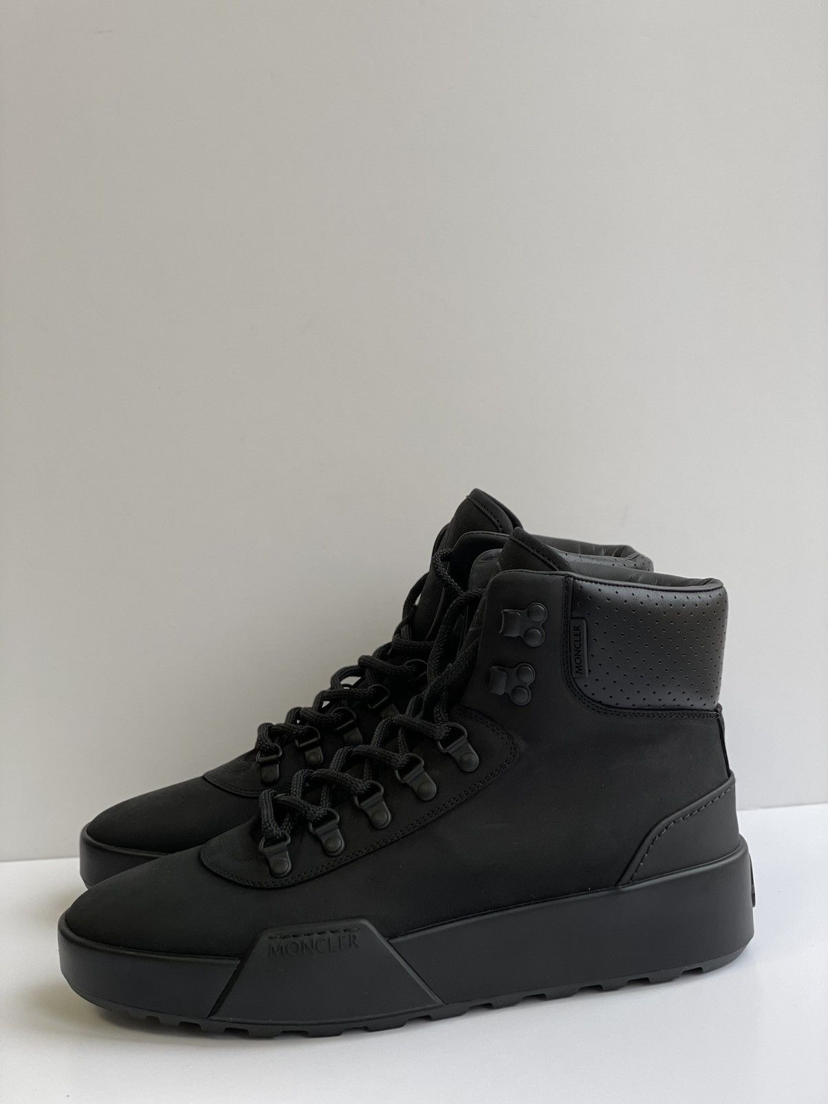 Moncler Promyx High Trainer Black Sneakers