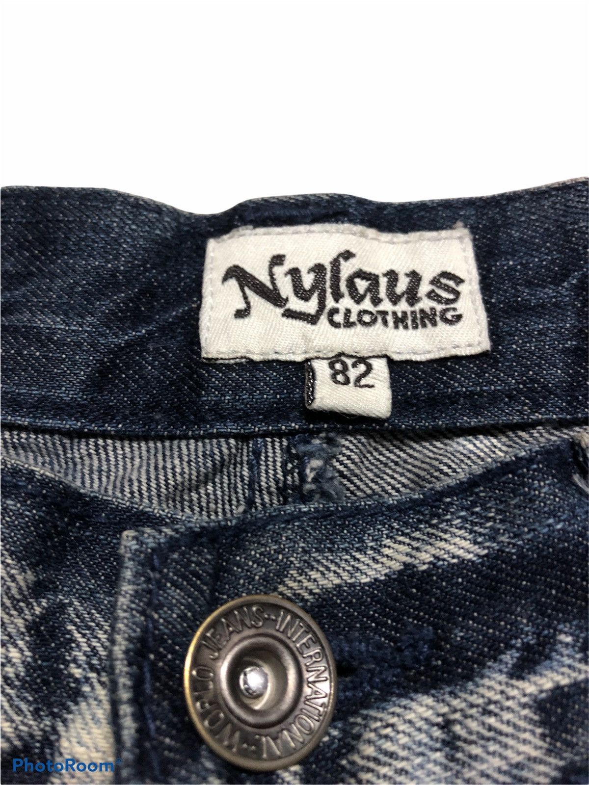 Japanese Brand NYLAUS DOUBLE WAIST ELECTRIC WASHED DENIM Size US 32 / EU 48 - 5 Thumbnail