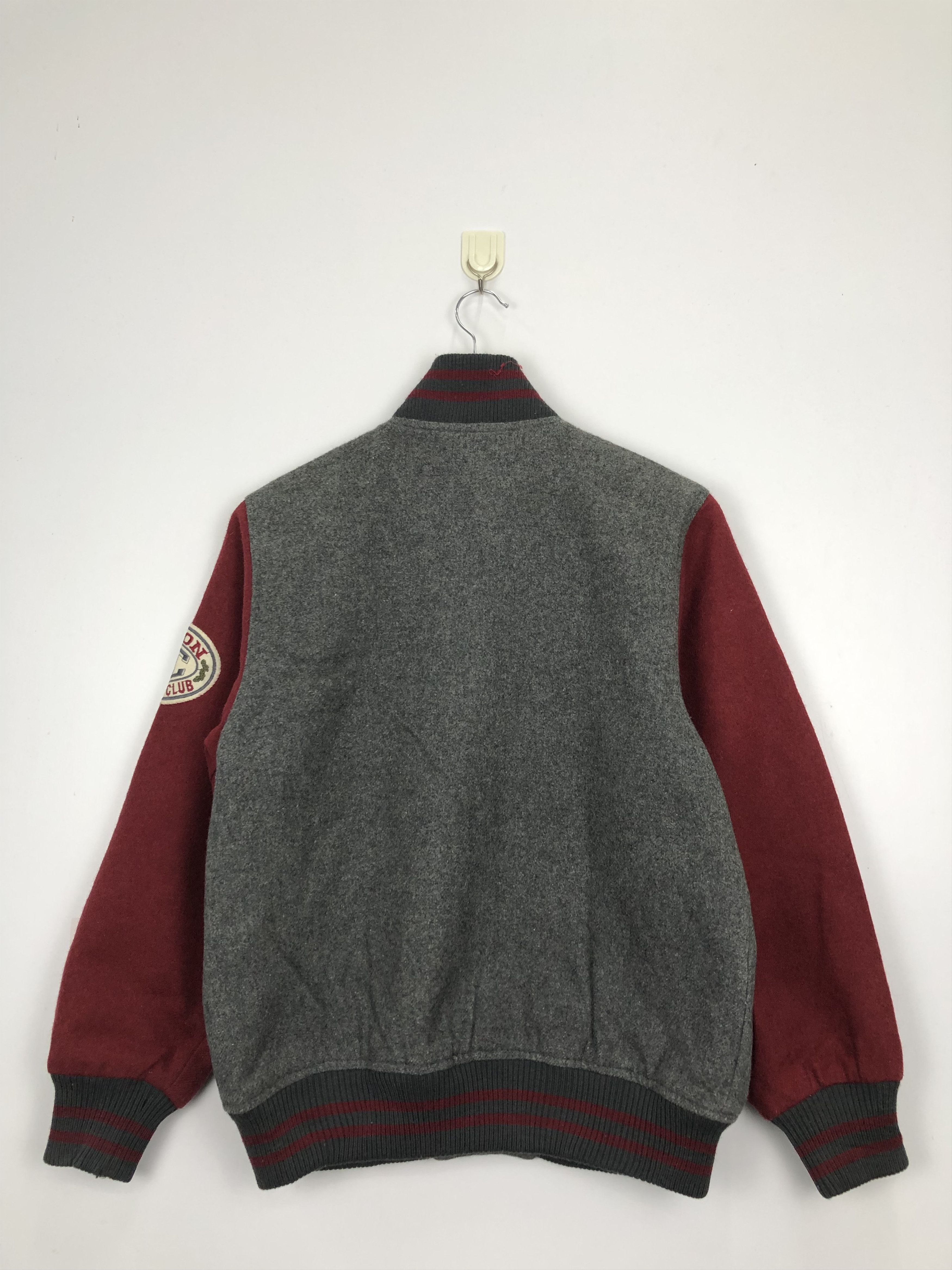 Vintage Vintage 90s Boston Student Club Varsity Jacket Wool V0359 Size US M / EU 48-50 / 2 - 3 Thumbnail