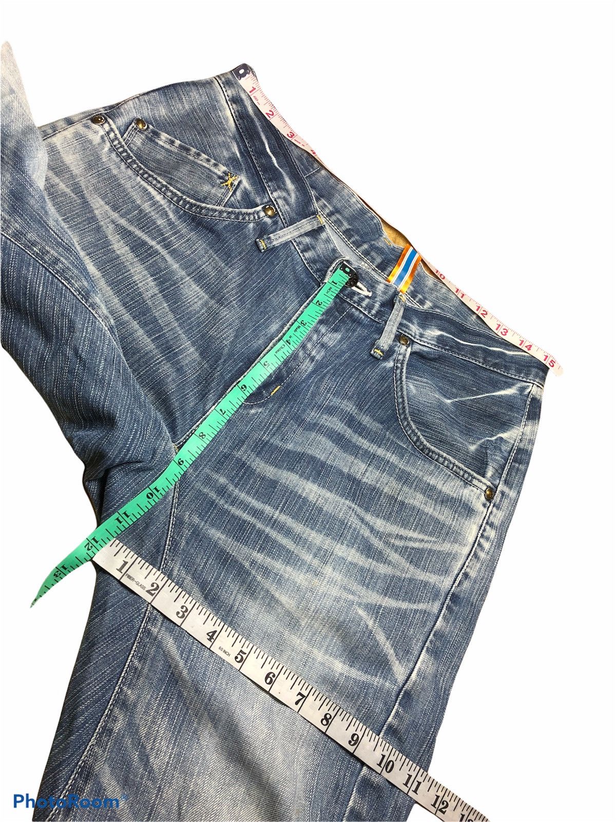 Edwin × Japanese Brand TWIST CURVE⚡️EDWIN XV FUNCTION DISTRESSED DENIM Size US 32 / EU 48 - 8 Thumbnail