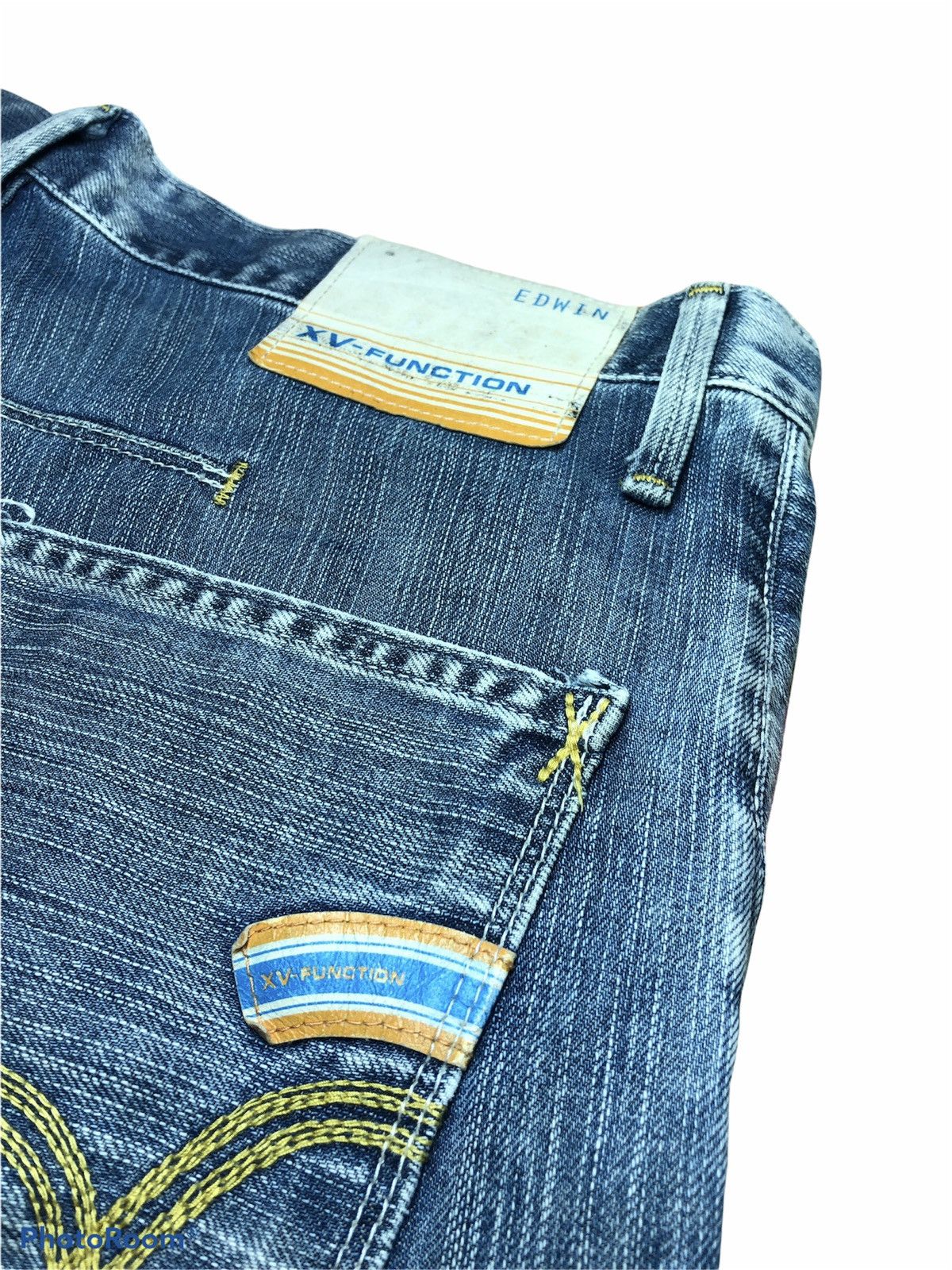 Edwin × Japanese Brand TWIST CURVE⚡️EDWIN XV FUNCTION DISTRESSED DENIM Size US 32 / EU 48 - 7 Thumbnail