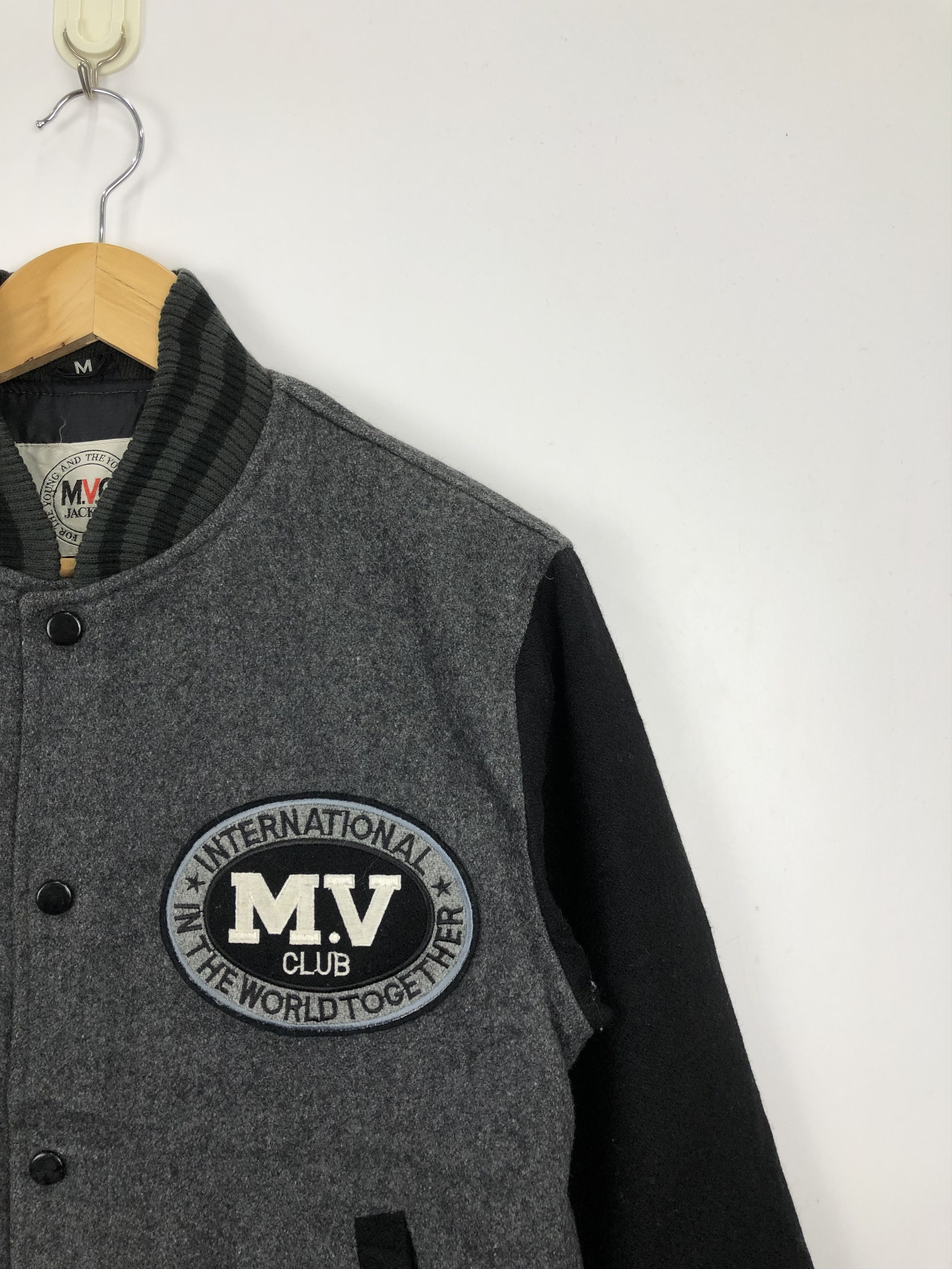 Japanese Brand Vintage Japanese Brand Wool Varsity Jacket V0363 Size US M / EU 48-50 / 2 - 8 Thumbnail