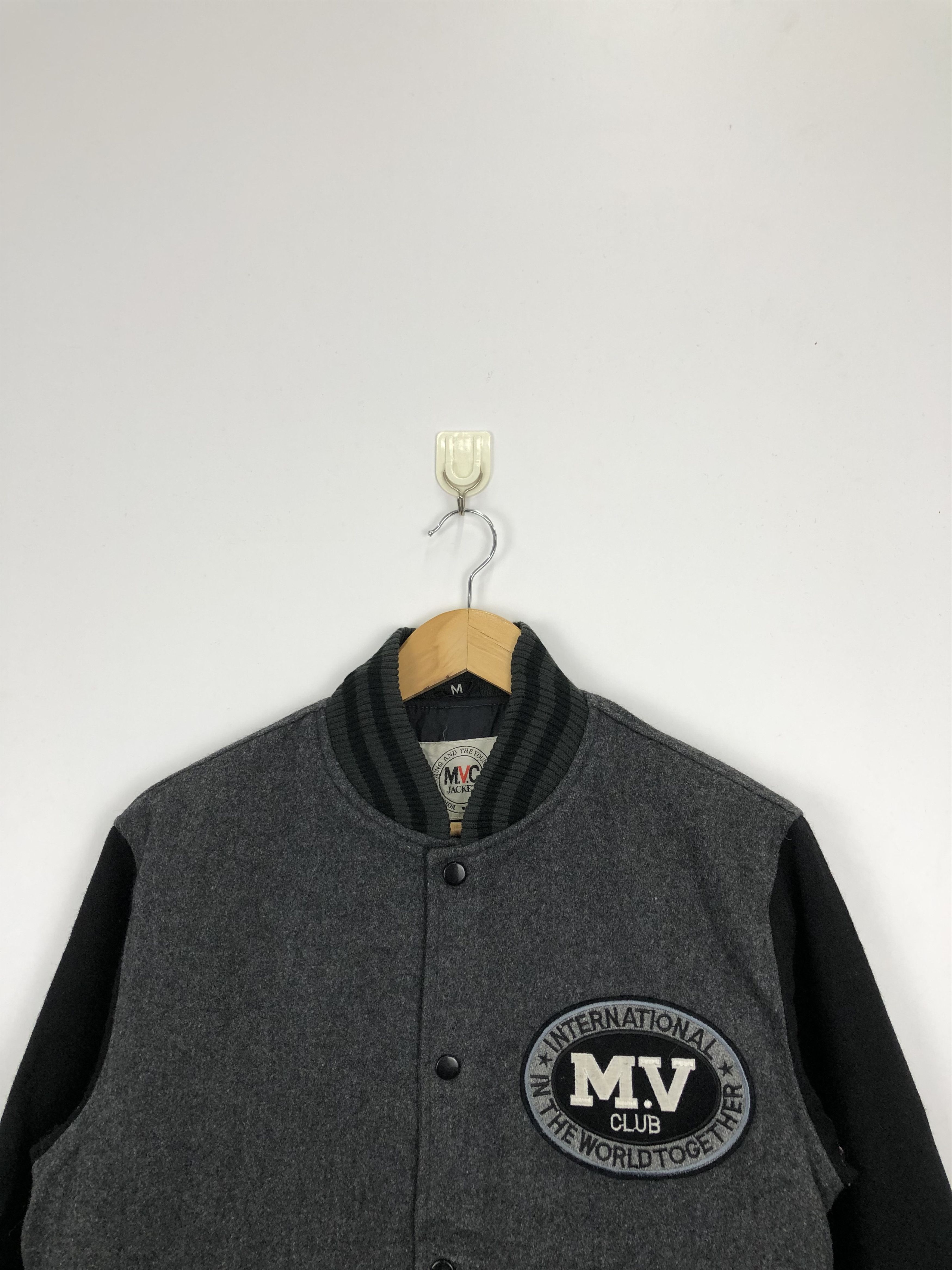 Japanese Brand Vintage Japanese Brand Wool Varsity Jacket V0363 Size US M / EU 48-50 / 2 - 2 Thumbnail