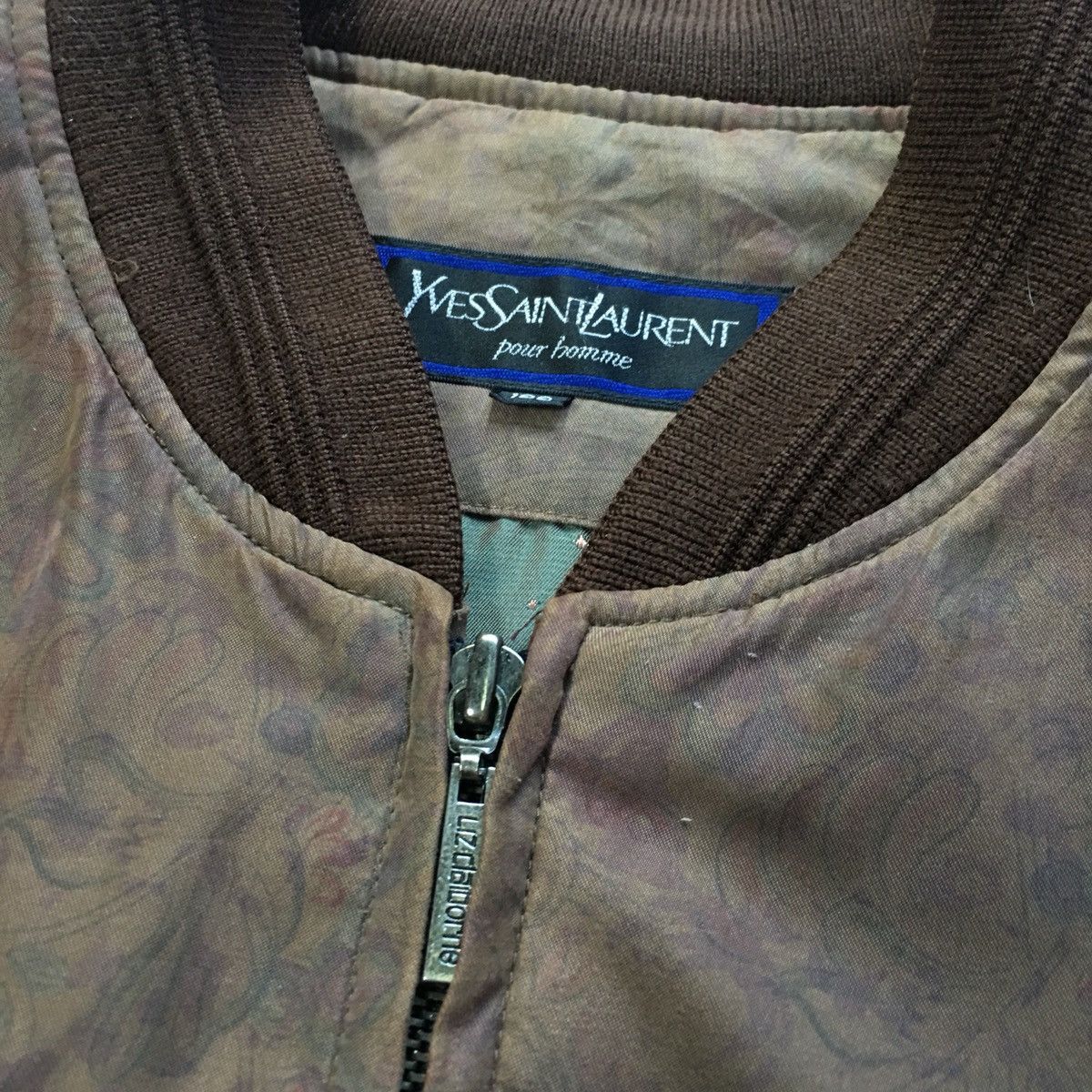 Yves Saint Laurent VIntage YSL Yves Saint Laurent Bomber Zipper Jacket Size US L / EU 52-54 / 3 - 3 Thumbnail