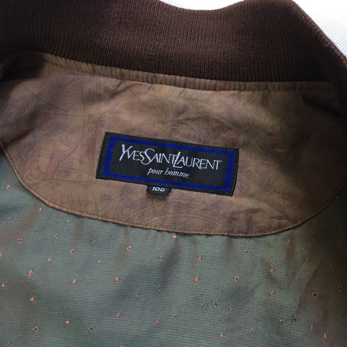 Yves Saint Laurent VIntage YSL Yves Saint Laurent Bomber Zipper Jacket Size US L / EU 52-54 / 3 - 4 Thumbnail