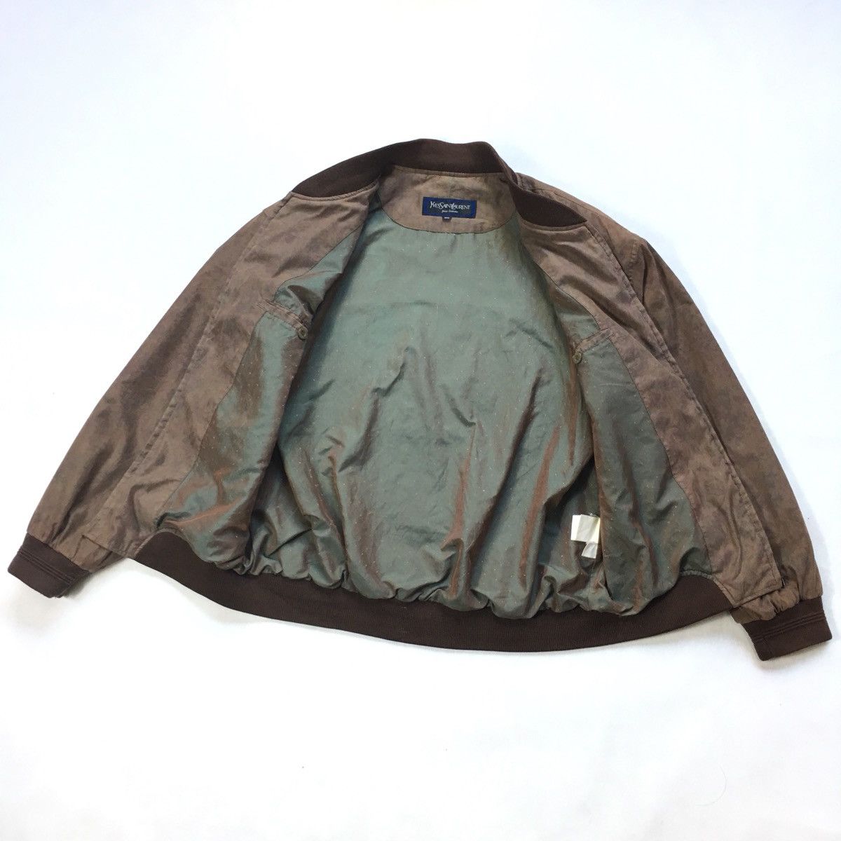 Yves Saint Laurent VIntage YSL Yves Saint Laurent Bomber Zipper Jacket Size US L / EU 52-54 / 3 - 2 Thumbnail